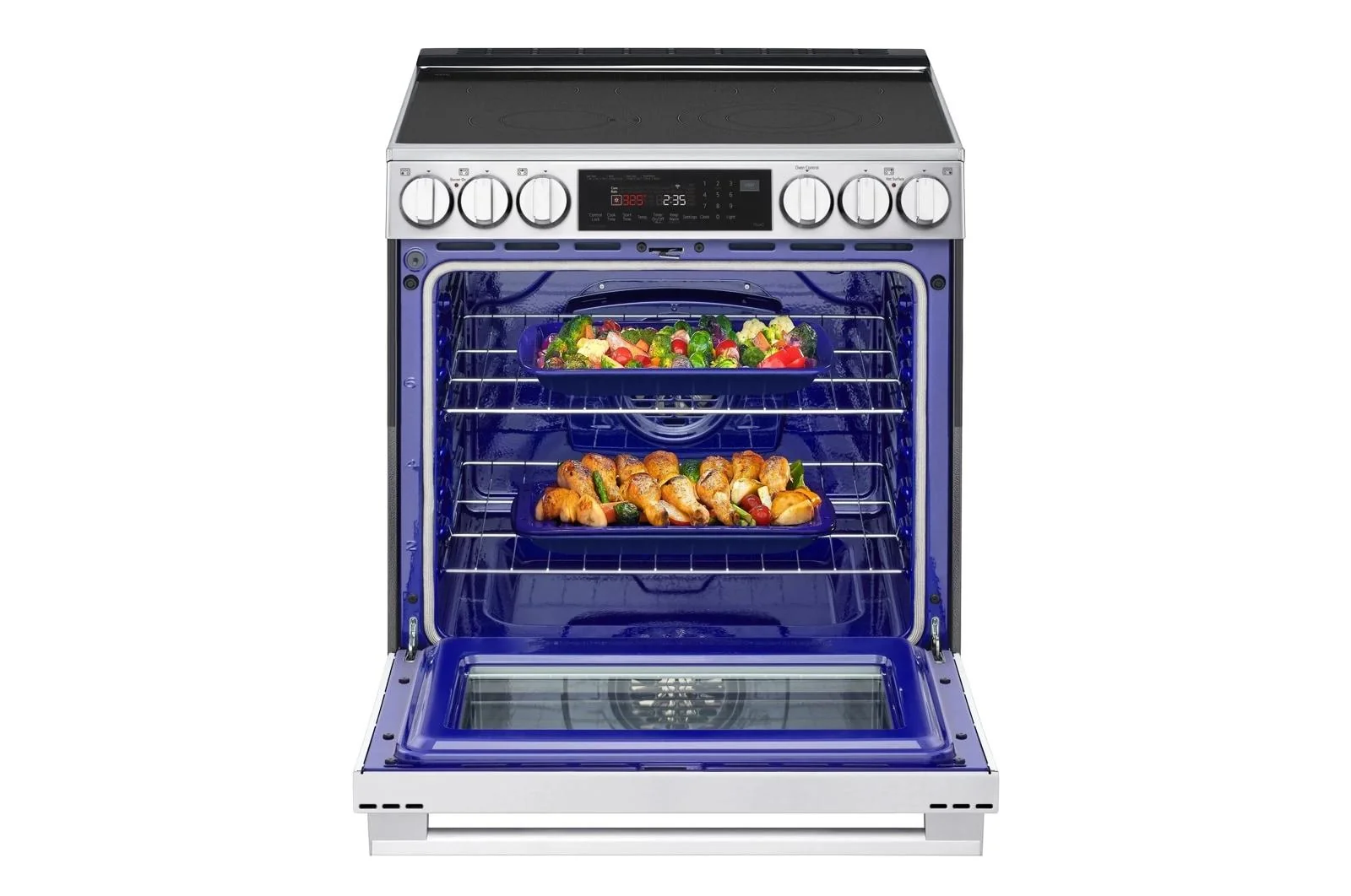 Lg LSEL6335XE 6.3 cu. ft. Smart Electric Slide-in Range with InstaView®, ProBake Convection®, and Air Fry - Image 7