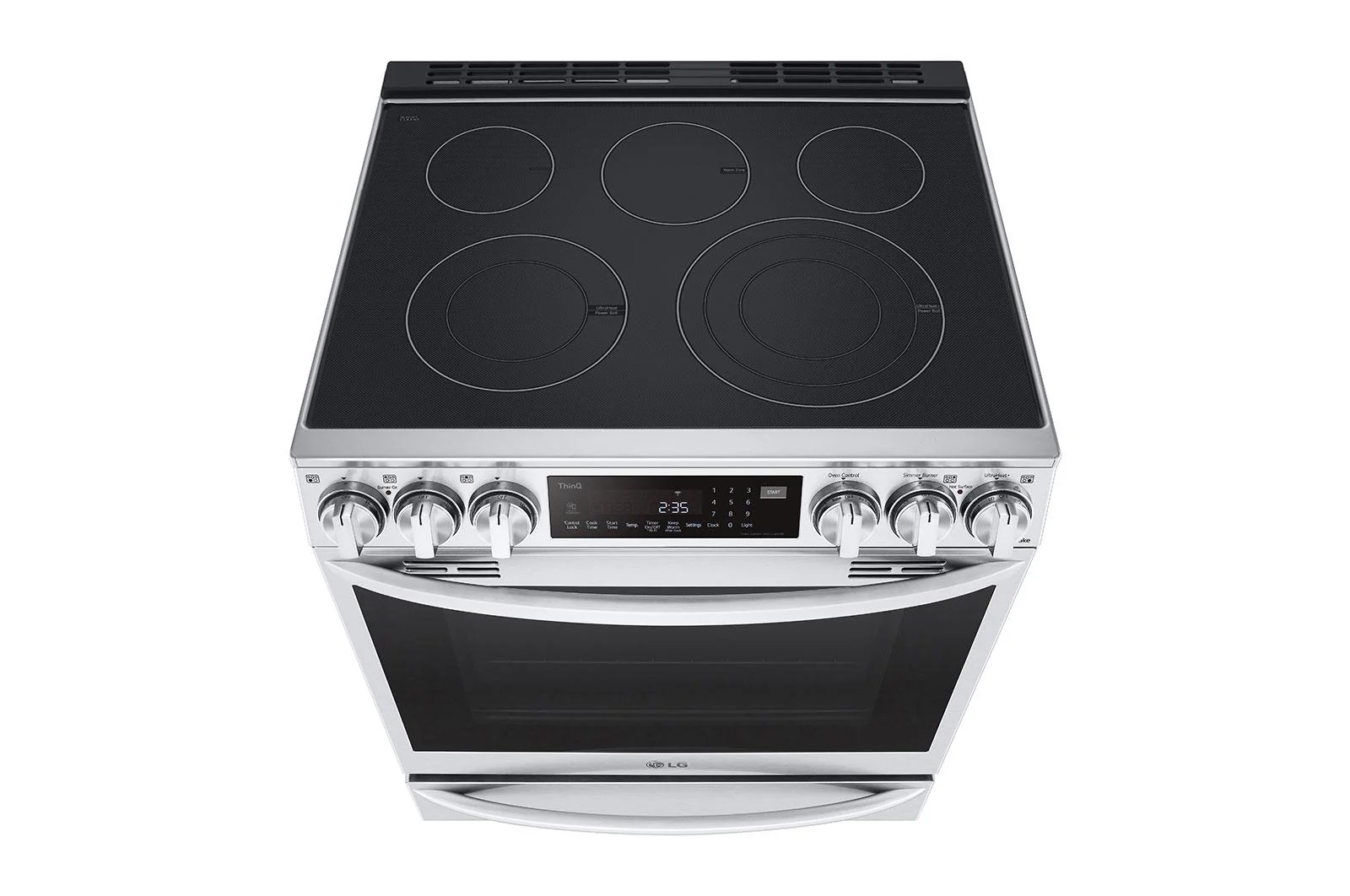 Lg LSEL6337F 6.3 cu. ft. Smart Wi-Fi Enabled ProBake Convection® InstaView™ Electric Slide-in Range with Air Fry - Image 10