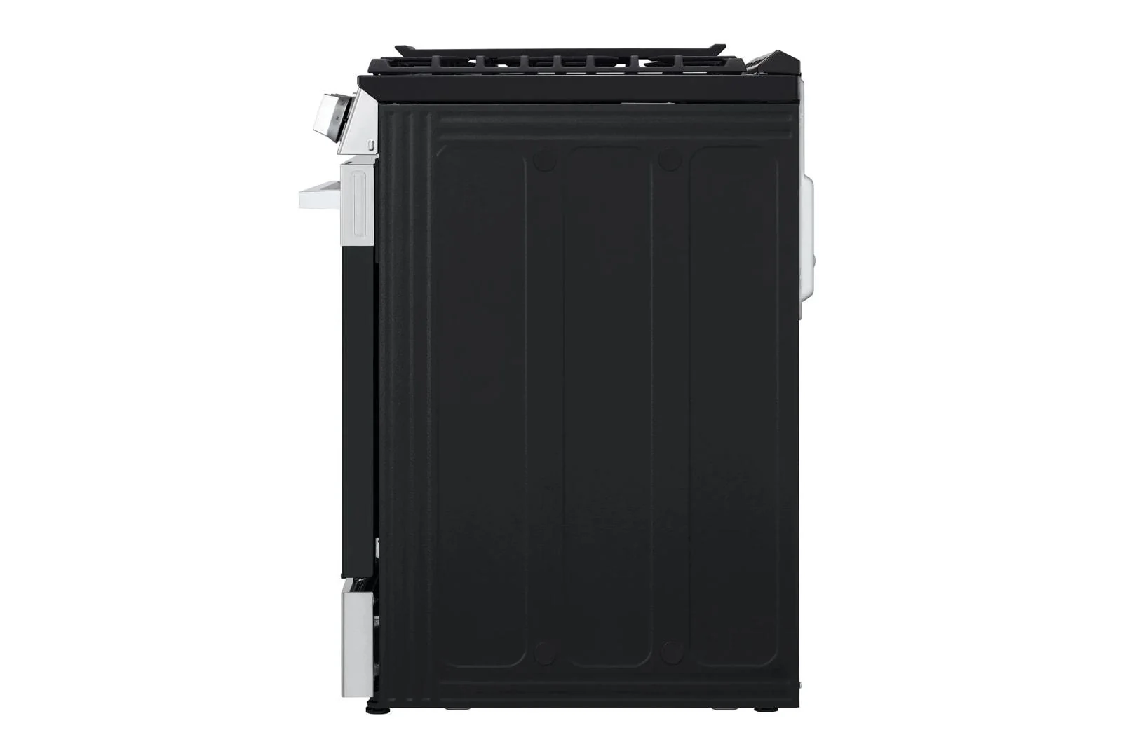 Lg LSGL5833X 5.8 cu.ft. Smart Gas Single Oven Slide-in Range, Air Fry, Fan Convection, EasyClean®, Self Clean, ThinQ®, Printproof® Stainless Steel - New Handle - Image 9