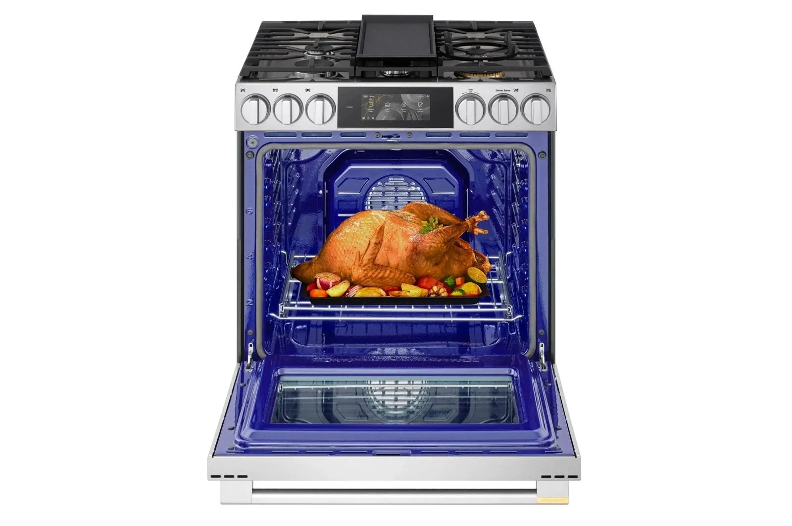 LSGU6339X LG SIGNATURE 6.3 cu. ft. Smart Gas Slide-In Range with Dynamic ProBake Convection®, Air Fry, Air Sous Vide, Pizza mode and AI Gourmet Camera - Image 12