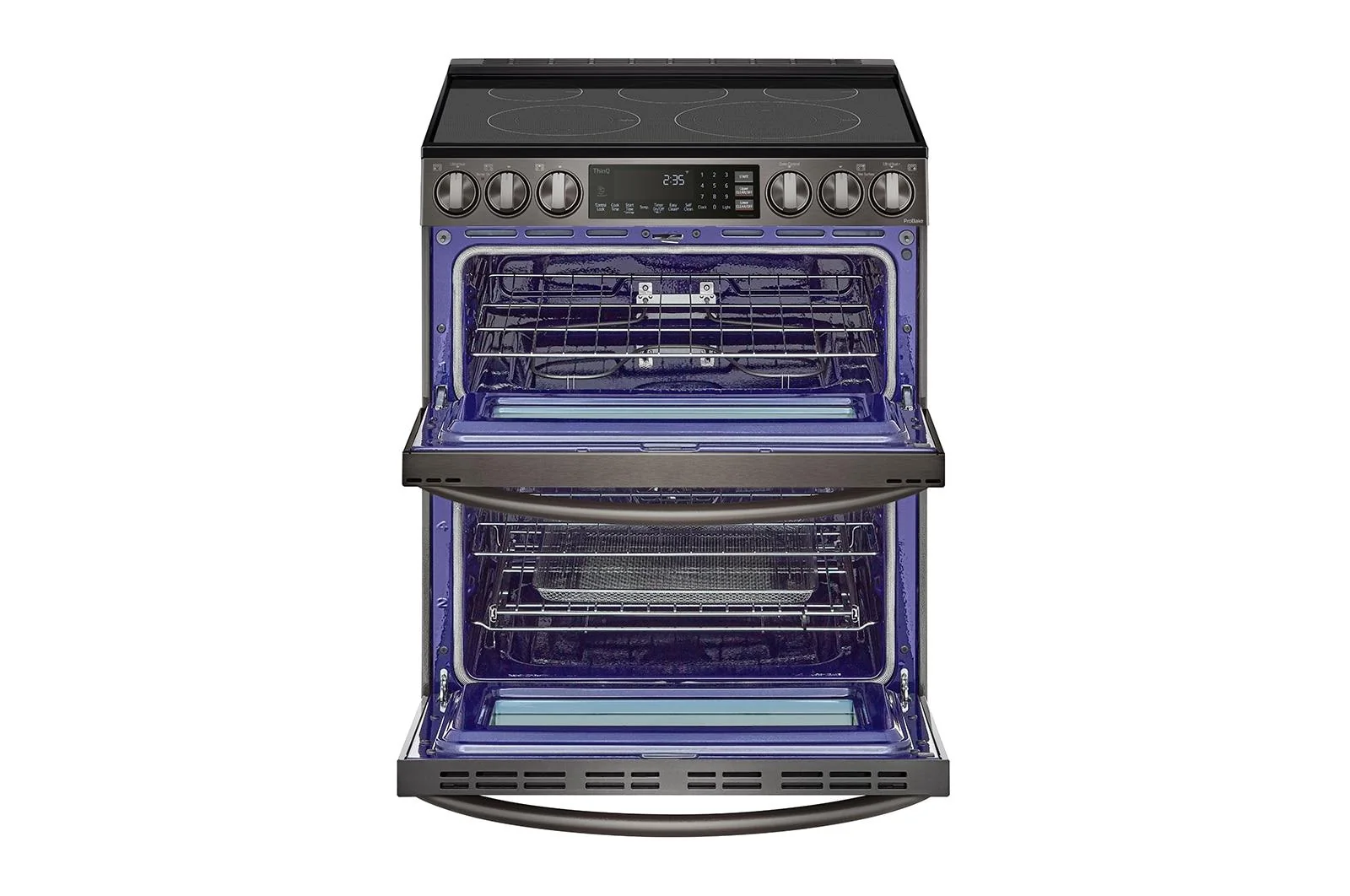 Lg LTEL7337D 7.3 cu. ft. Smart Electric Double Oven Slide-in Range with InstaView®, ProBake® Convection, Air Fry, and Air Sous Vide - Image 4