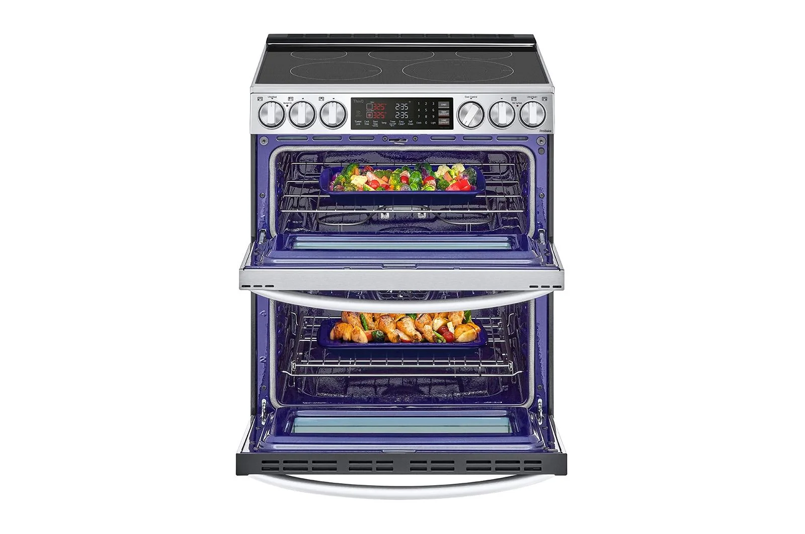 Lg LTEL7337F 7.3 cu. ft. Smart Electric Double Oven Slide-in Range with InstaView®, ProBake® Convection, Air Fry, and Air Sous Vide - Image 5