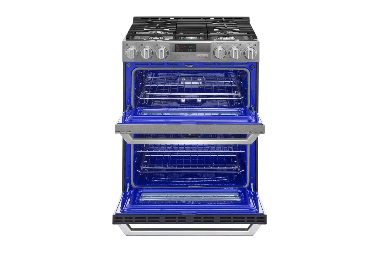 LUTD4919SN LG SIGNATURE 7.3 cu. ft. Smart Wi-Fi Enabled Dual Fuel Double Oven Range with ProBake Convection® - Image 3