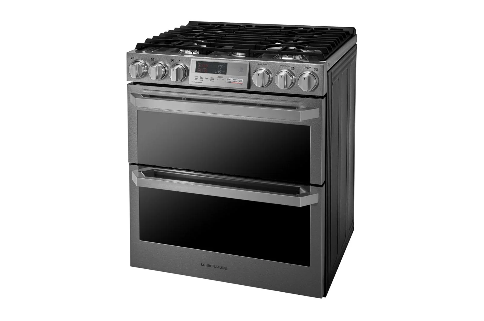 LUTD4919SN LG SIGNATURE 7.3 cu. ft. Smart Wi-Fi Enabled Dual Fuel Double Oven Range with ProBake Convection® - Image 5