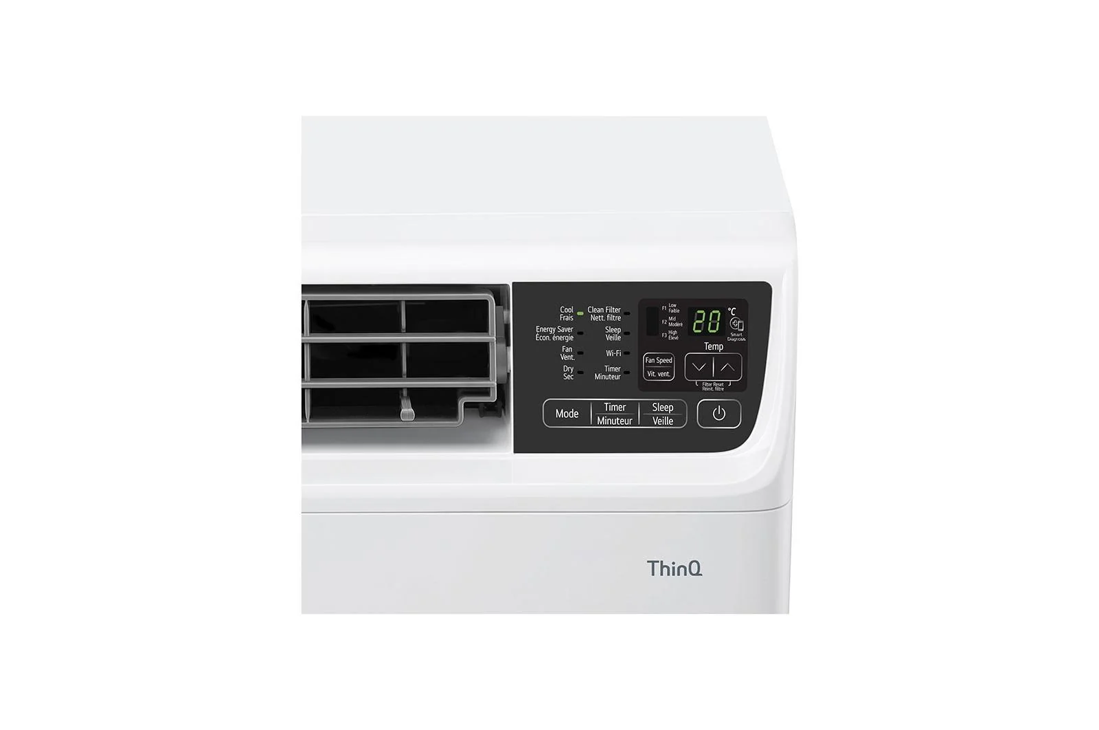 Lg LW1522IVSM 14,000 BTU Dual Inverter Energy Star Window Air Conditioner  Cools Up To 700 sq. ft. - Image 5