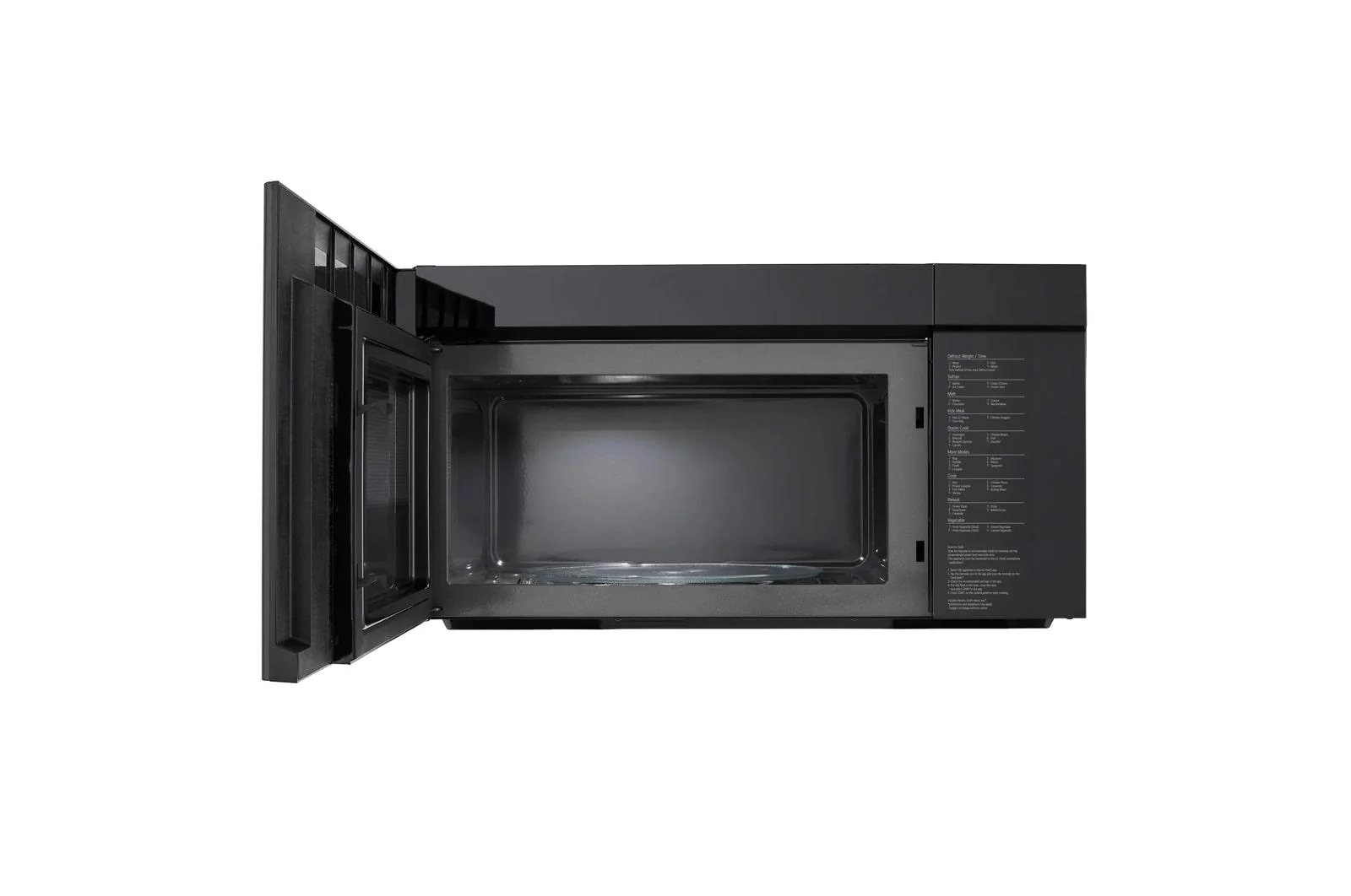 Lg MVEL2035Z 2.2 cu. ft. Wi-Fi Enabled Over-the-Range Microwave Oven with EasyClean® - Image 9