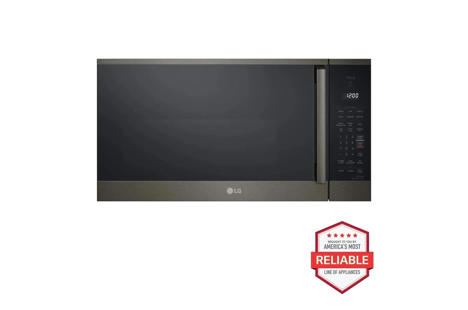 Lg MVEM1825Z 1.8 cu. ft. Smart Over-the-Range Microwave Oven with EasyClean®