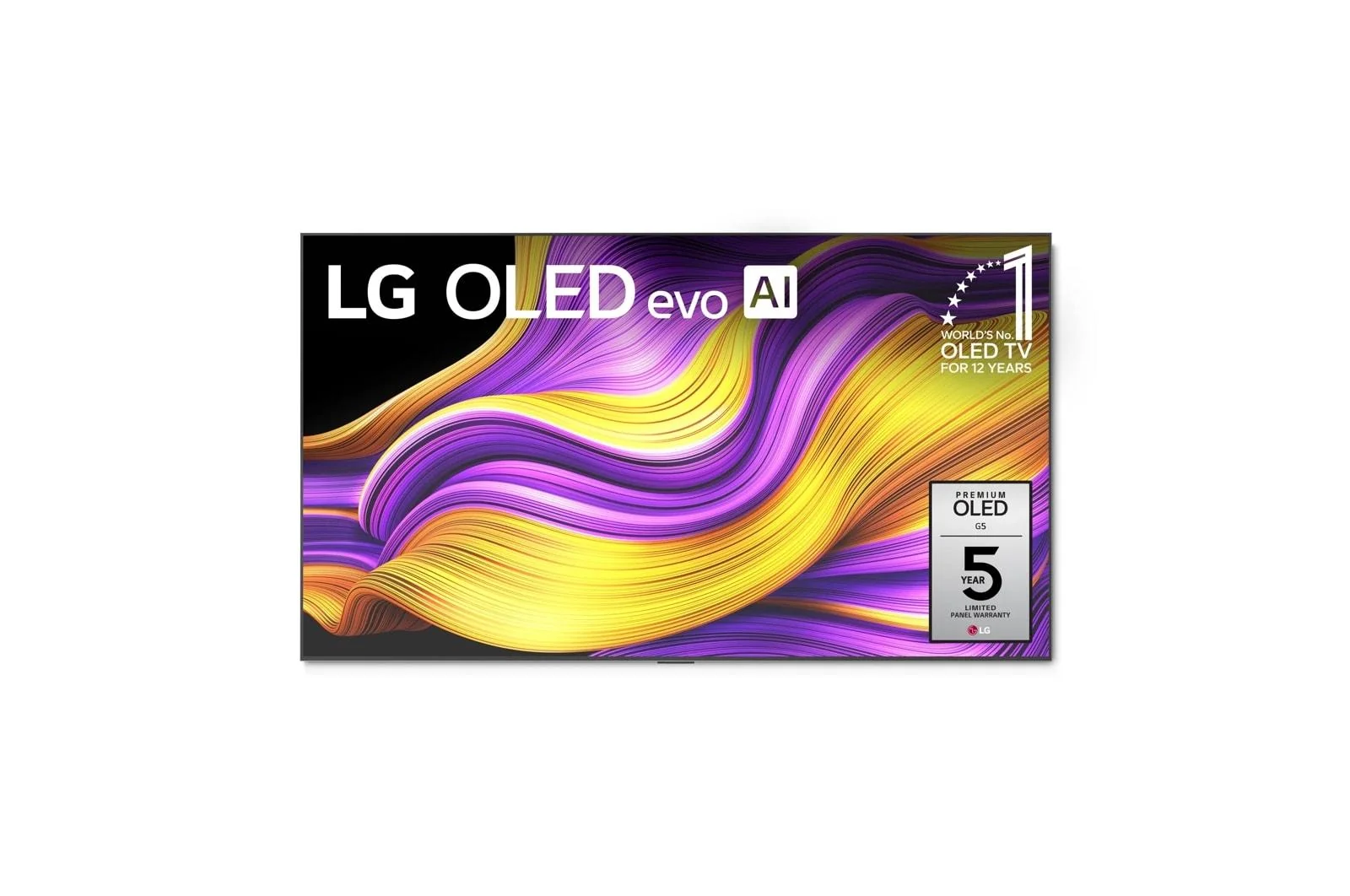 Lg OLED77G5WUA 77 Inch Class LG OLED evo AI G5 4K Smart TV 2025 with Supplied Wall Mount