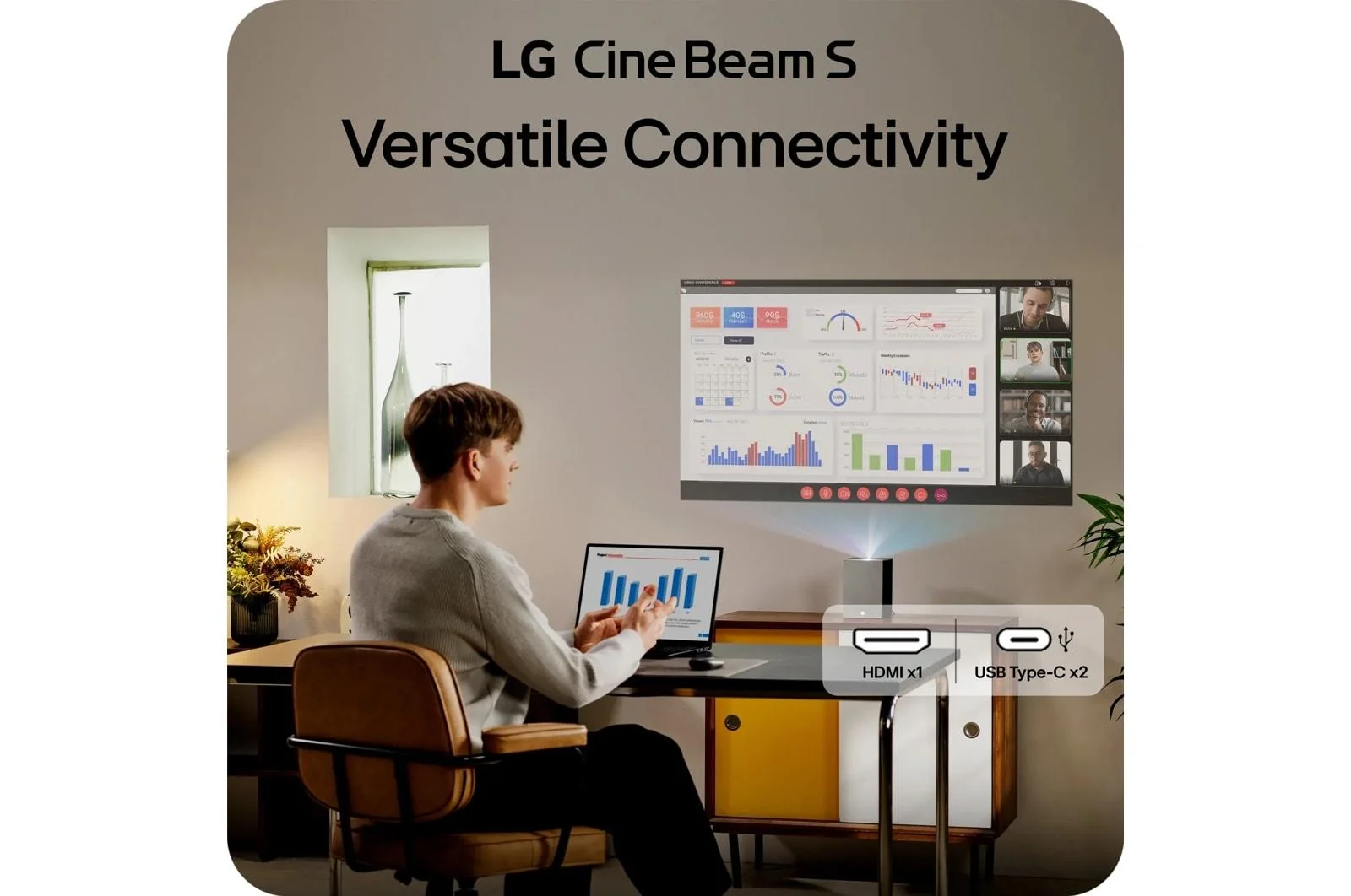 PU615U LG CineBeam S 4K UHD Smart Triple Laser UST Projector PU615U - Image 11