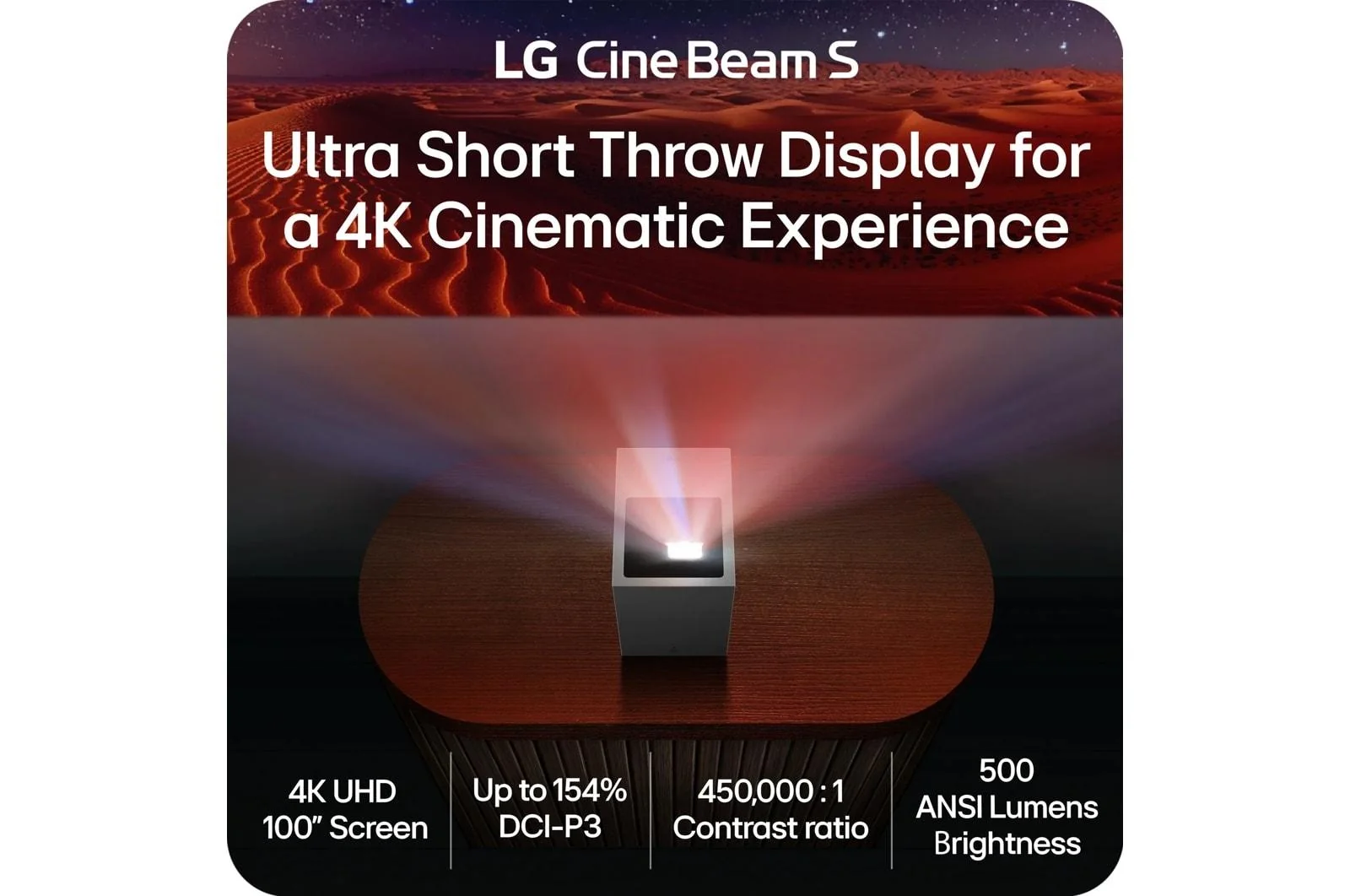 PU615U LG CineBeam S 4K UHD Smart Triple Laser UST Projector PU615U - Image 3