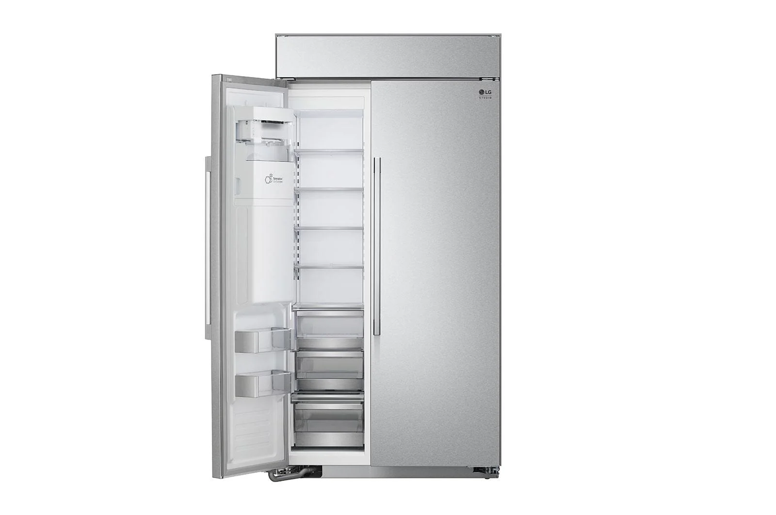 SRSXB2622S LG STUDIO 26 cu. ft. Smart Side-by-Side Built-In Refrigerator with Ice & Water Dispenser - Image 6