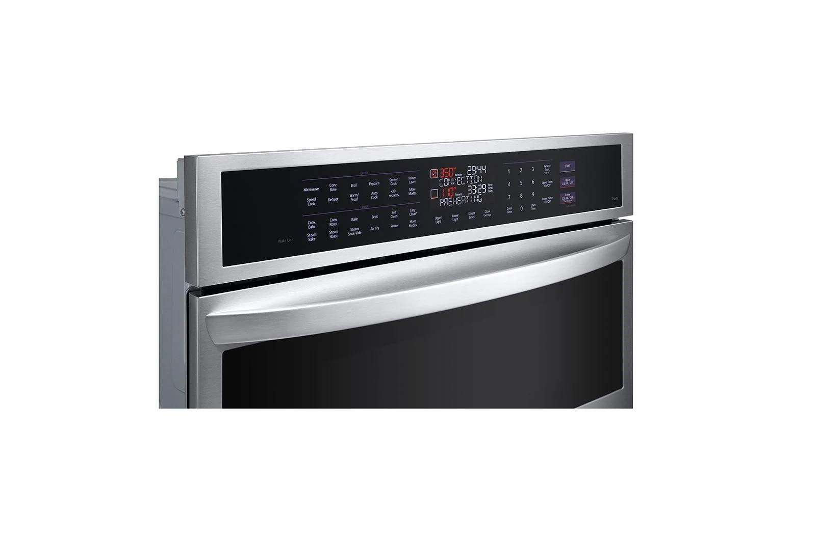 Lg WCEP6427F 1.7/4.7 cu. ft. Smart Combination Wall Oven with InstaView®, True Convection, Air Fry, and Steam Sous Vide - Image 9
