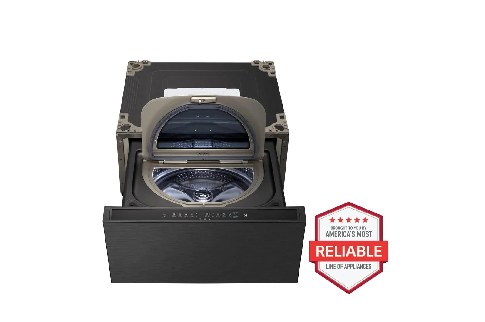 WD405CB LG SIGNATURE 1.0 cu. ft. 29 Inch SideKick™ Pedestal Washer, LG TWINWash™ Compatible