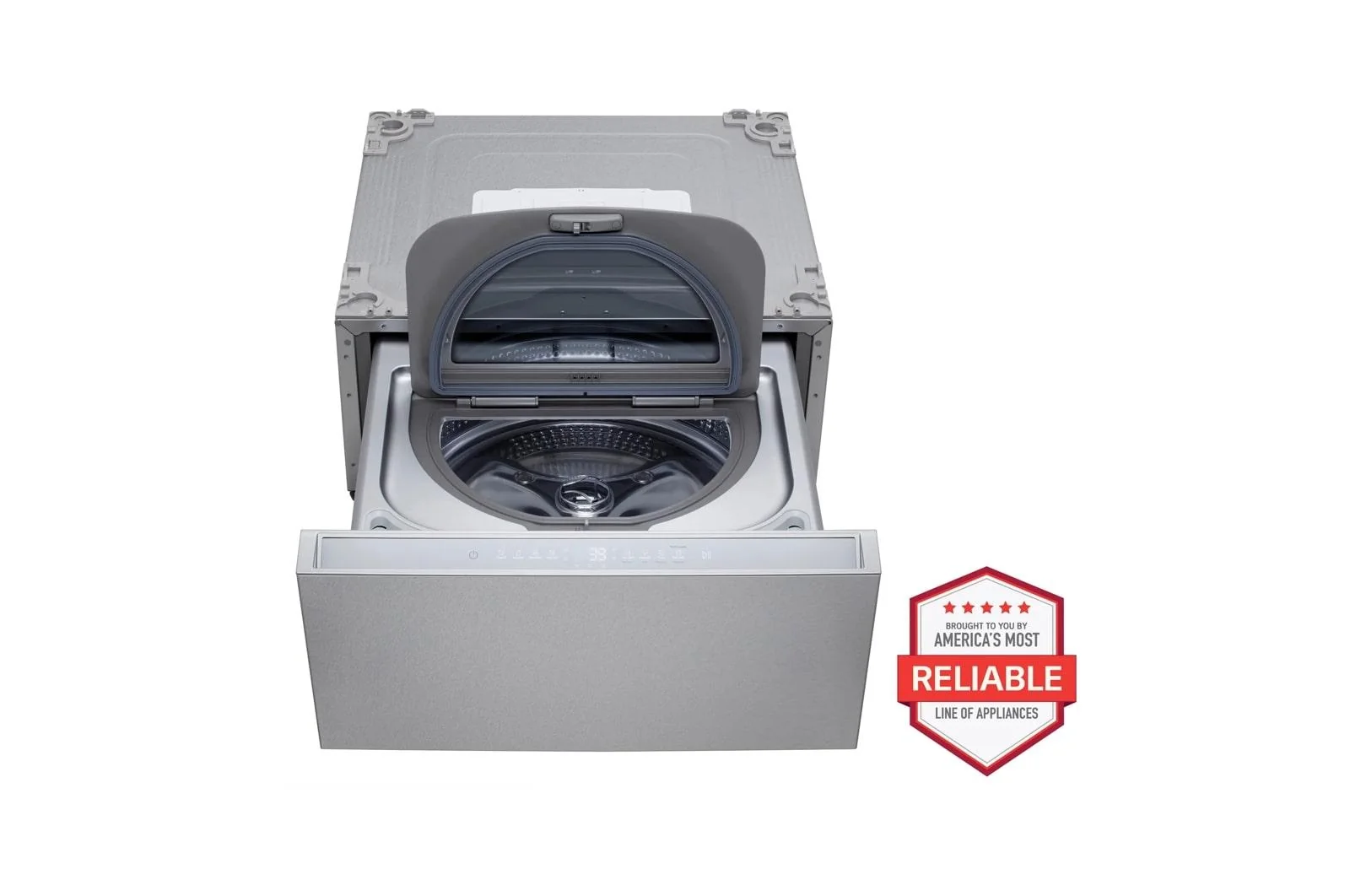 WD405CS LG SIGNATURE 1.0 cu. ft. 29 Inch SideKick™ Pedestal Washer, LG TWINWash™ Compatible