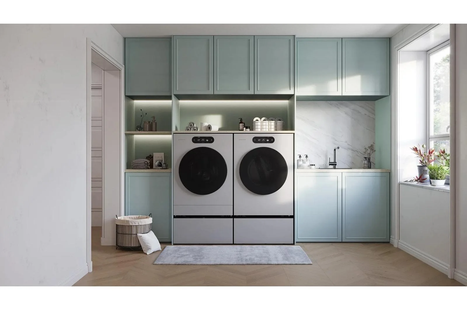 WD405CS LG SIGNATURE 1.0 cu. ft. 29 Inch SideKick™ Pedestal Washer, LG TWINWash™ Compatible - Image 10