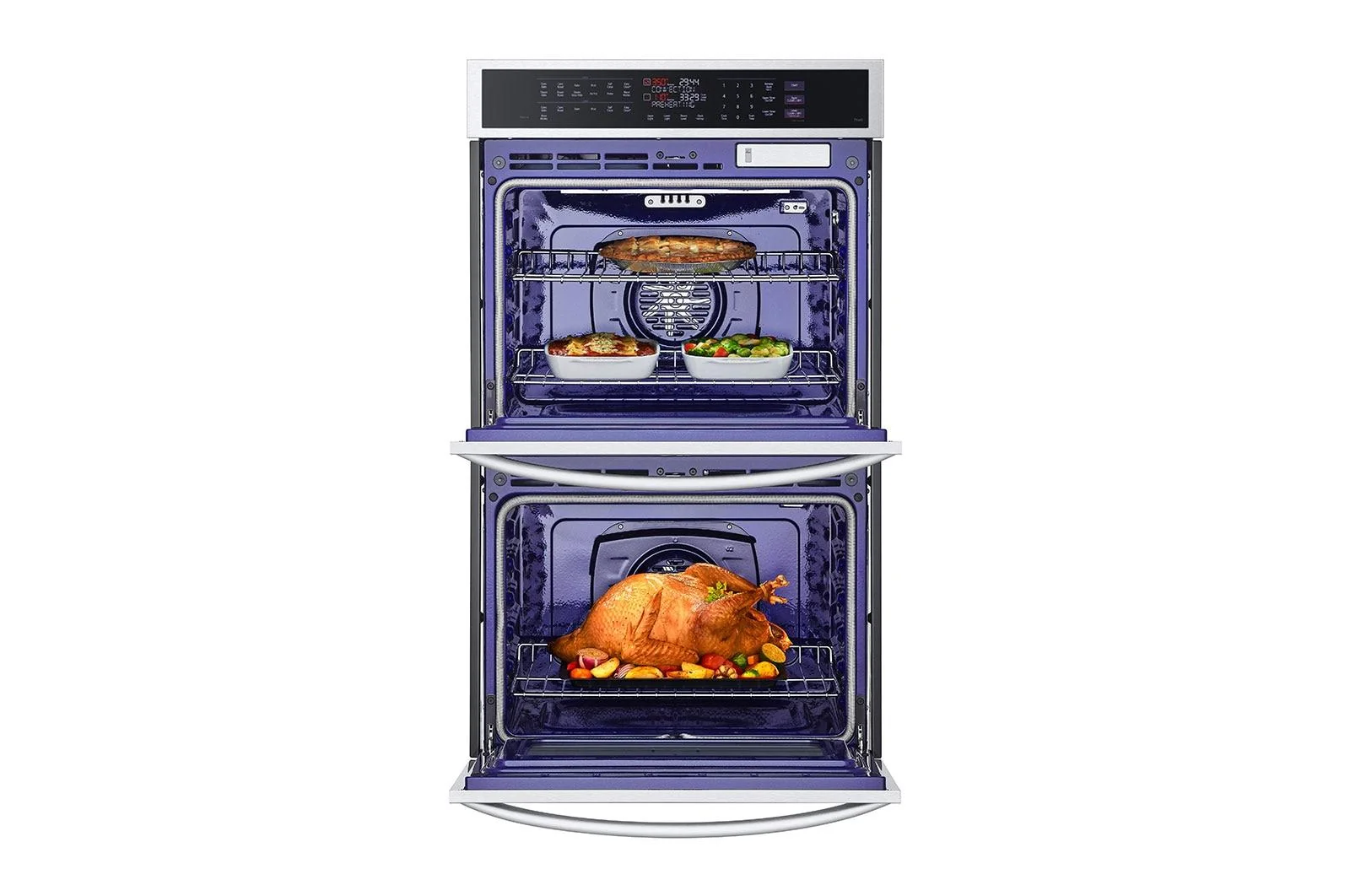 Lg WDEP9427F 9.4 cu. ft. Smart Double Wall Oven with InstaView®, True Convection, Air Fry, and Steam Sous Vide - Image 6