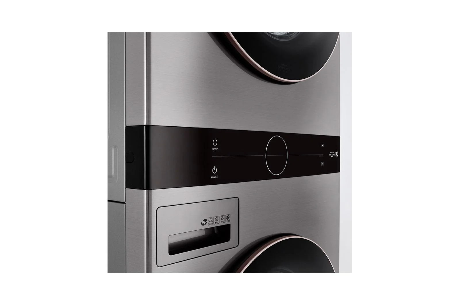 Lg WKG101HVA Single Unit Front Load LG WashTower™ with Center Control™ 4.5 cu. ft. Washer and 7.4 cu. ft. Gas Dryer - Image 8