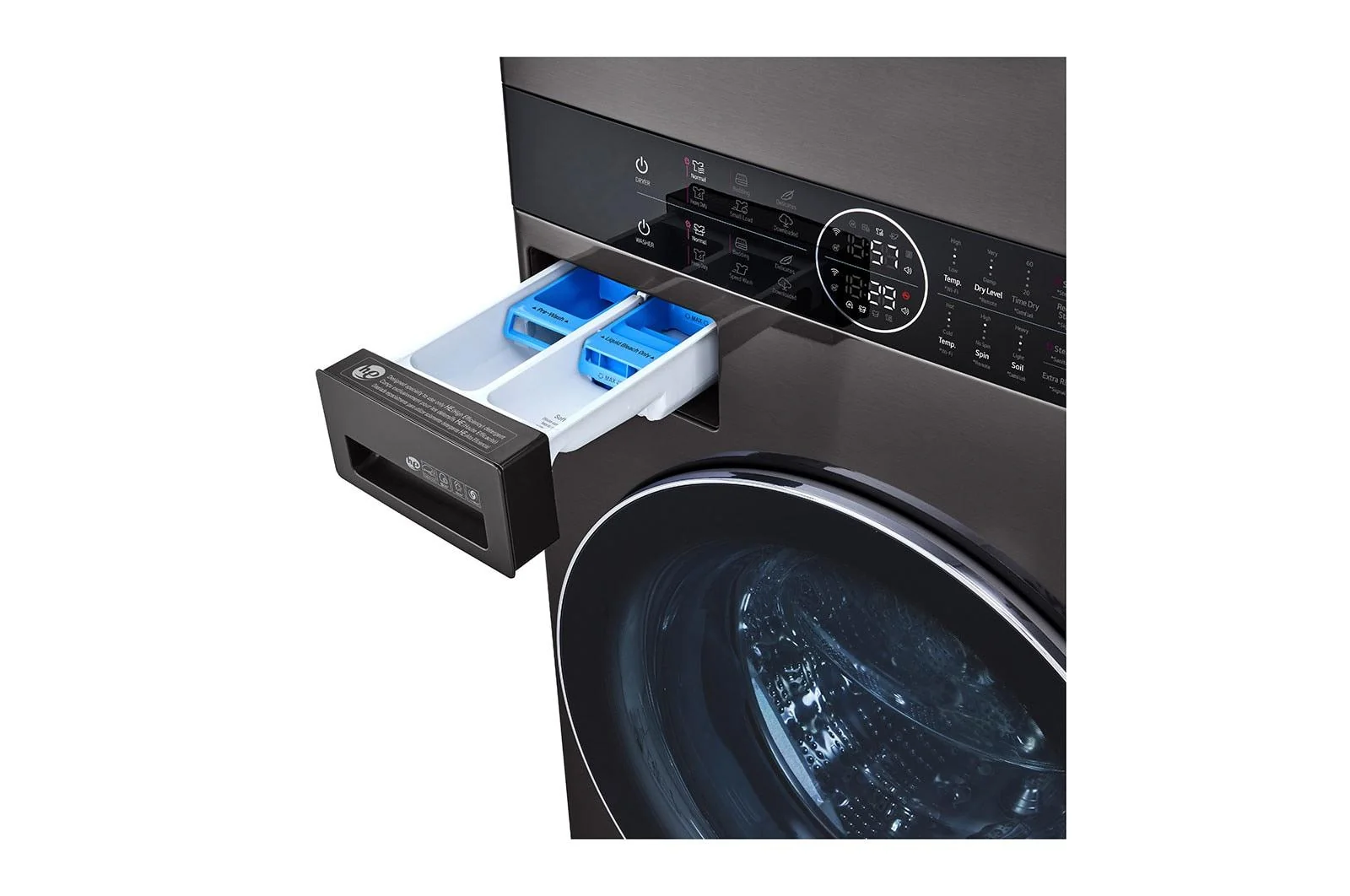 Lg WKGX201HBA Single Unit Front Load LG WashTower™ with Center Control™ 4.5 cu. ft. Washer and 7.4 cu. ft. Gas Dryer - Image 12