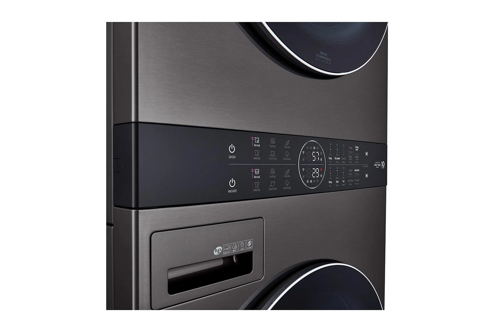 Lg WKGX201HBA Single Unit Front Load LG WashTower™ with Center Control™ 4.5 cu. ft. Washer and 7.4 cu. ft. Gas Dryer - Image 9