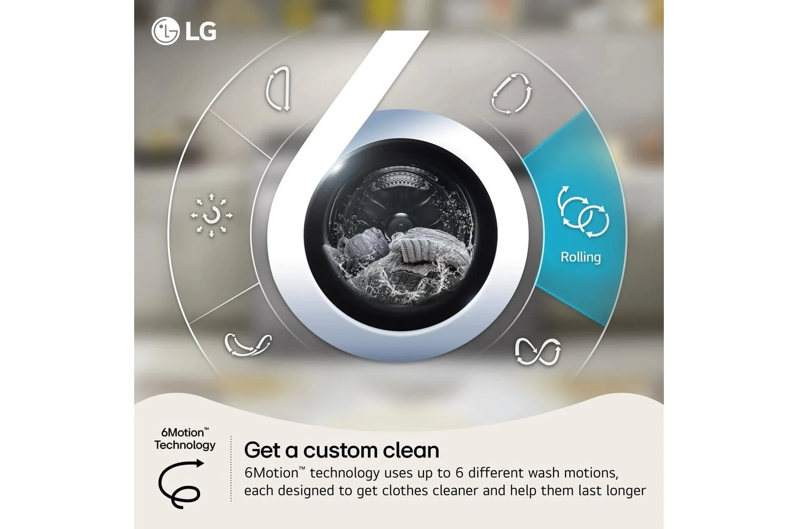 Lg WM3400CV 4.5 cu. ft. Ultra Large Capacity Front Load Washer - Image 4