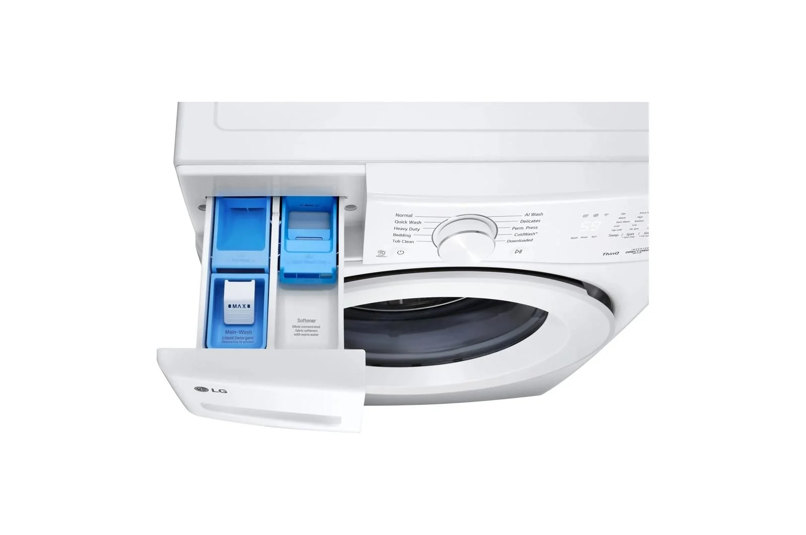 Lg WM3420CW 4.5 cu. ft. Ultra Large Capacity Smart Front Load Washer - Image 14