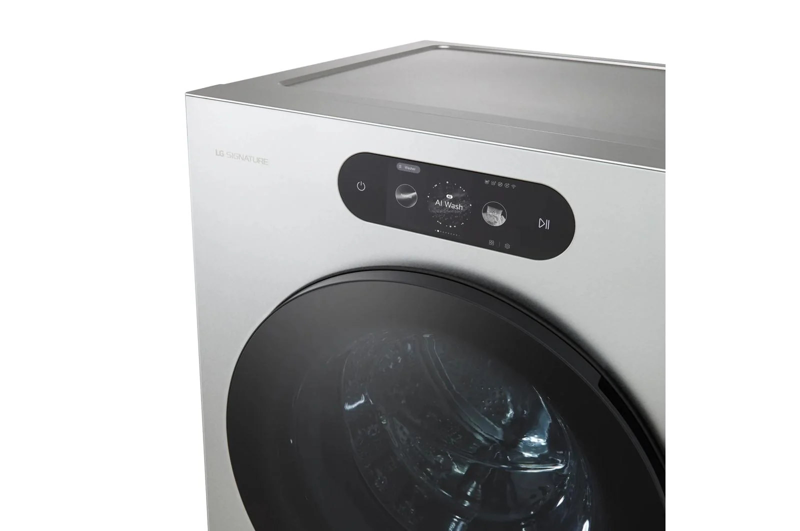 WM9900HSA LG SIGNATURE 5.8 cu. ft. Mega Capacity Smart Front Load Washer with Built-In Intelligence, TurboWash® 360(degree), ezDispense® and Touch LCD Control - Image 11