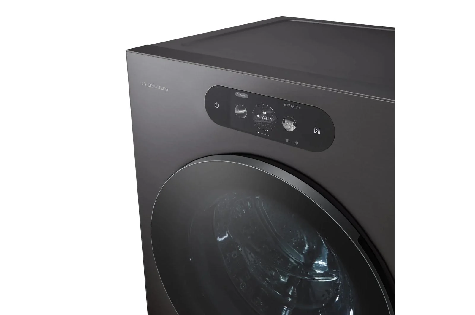 WM9901HBA LG SIGNATURE 5.8 cu. ft. Mega Capacity Smart Front Load Washer with Built-In Intelligence, TurboWash® 360(degree), ezDispense® and Touch LCD Control - Image 10