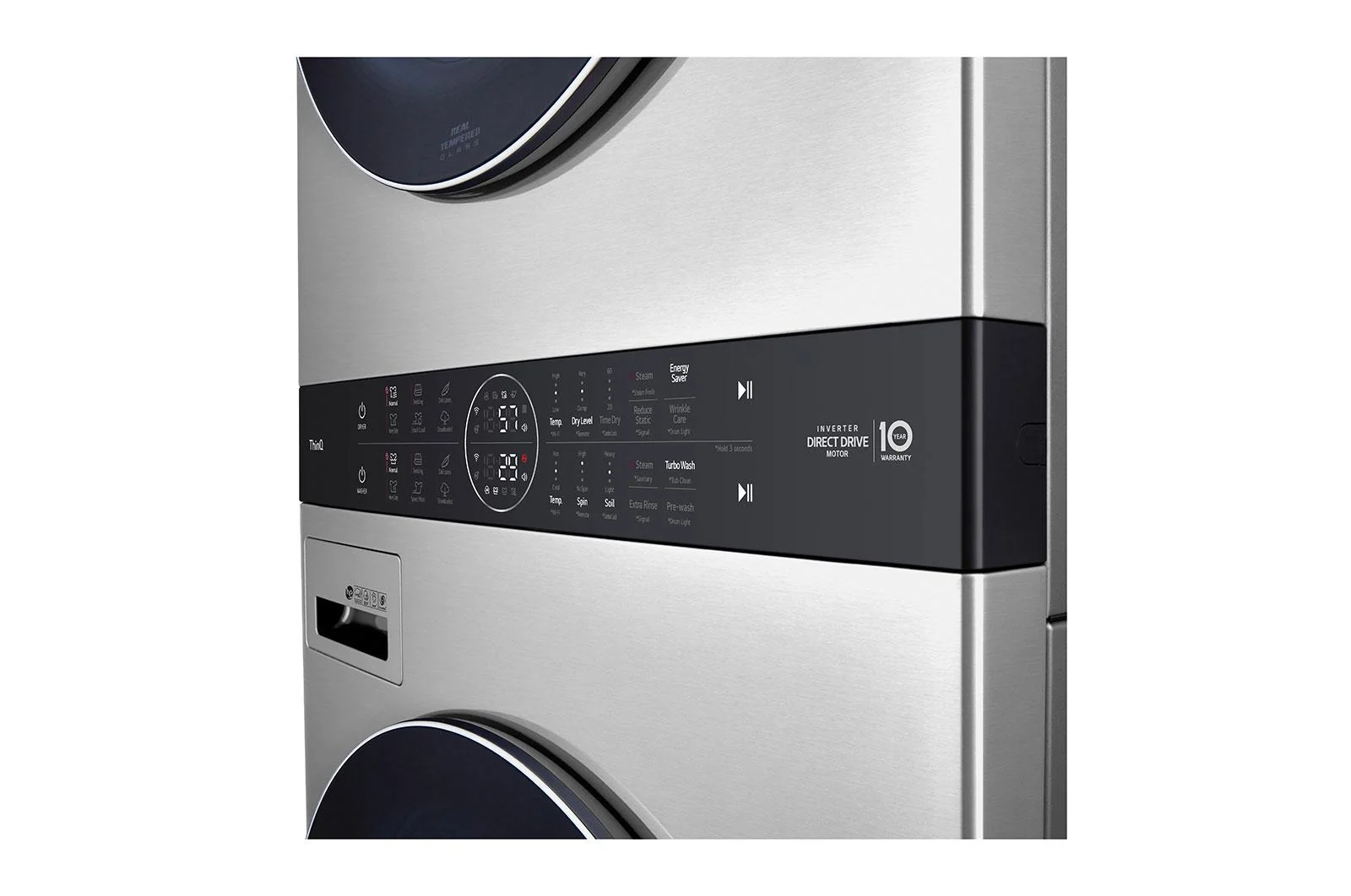 LG STUDIO Single Unit Front Load WashTower™ with Center Control™ 5.0 cu. ft. Washer and 7.4 cu. ft. Gas Dryer - Image 10