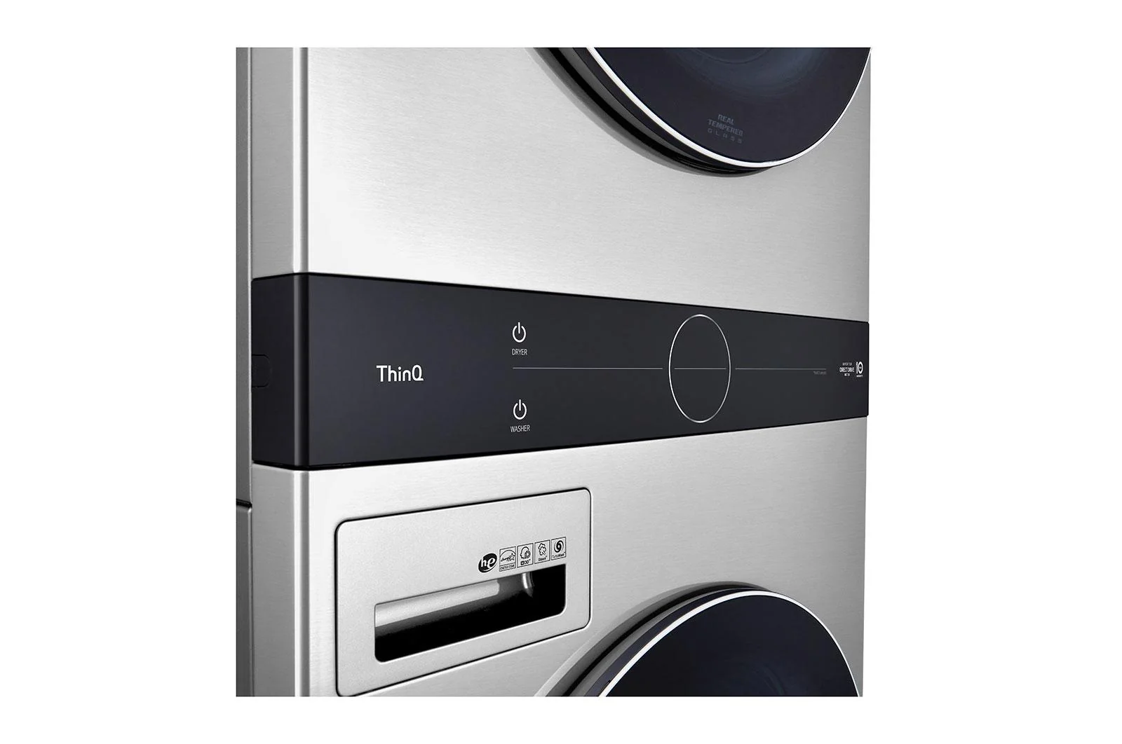 LG STUDIO Single Unit Front Load WashTower™ with Center Control™ 5.0 cu. ft. Washer and 7.4 cu. ft. Gas Dryer - Image 8