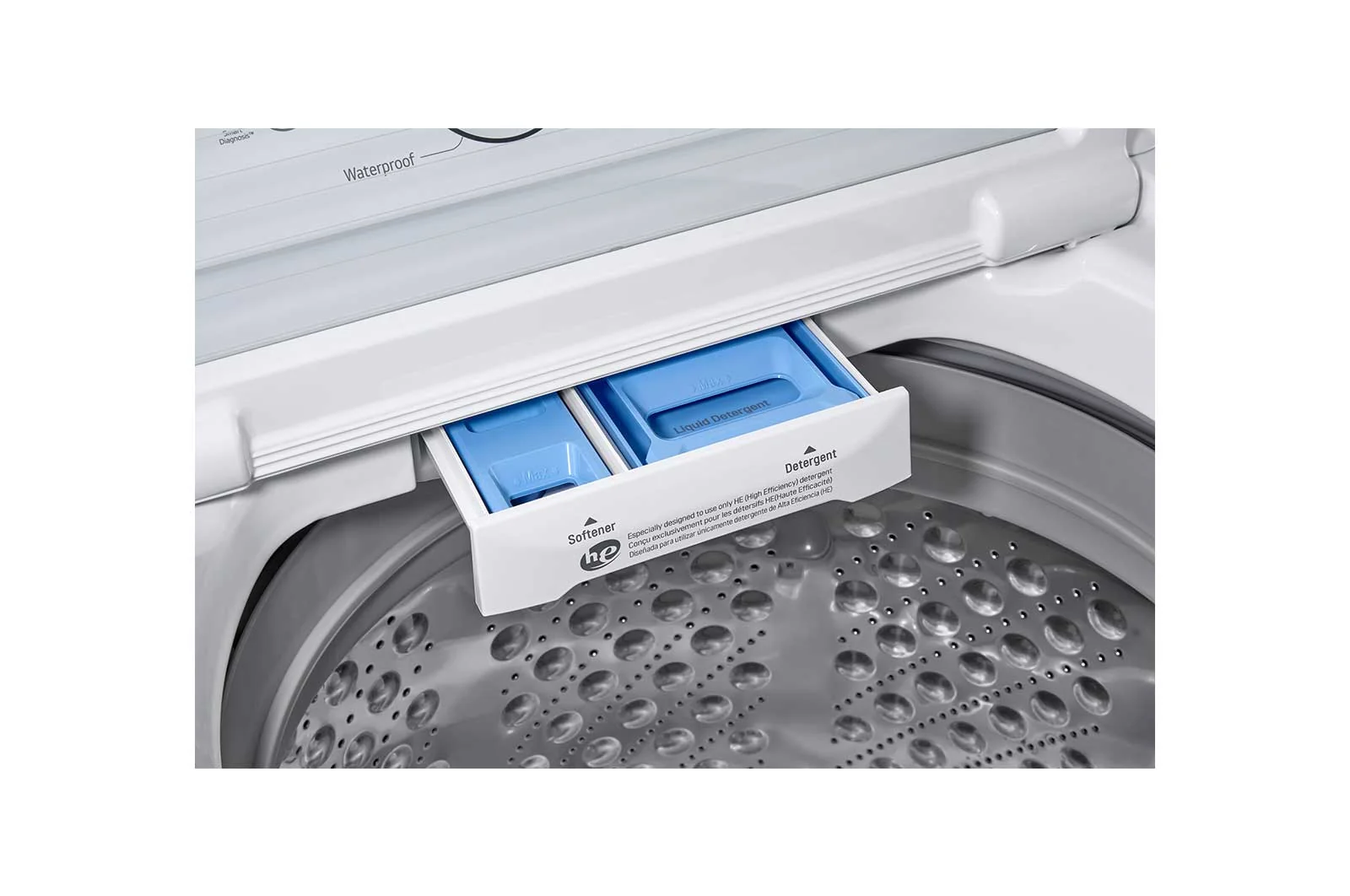 Lg WT7000CW 4.5 cu. ft. Ultra Large Capacity Top Load Washer with Impeller & TurboDrum™ Technology - Image 7
