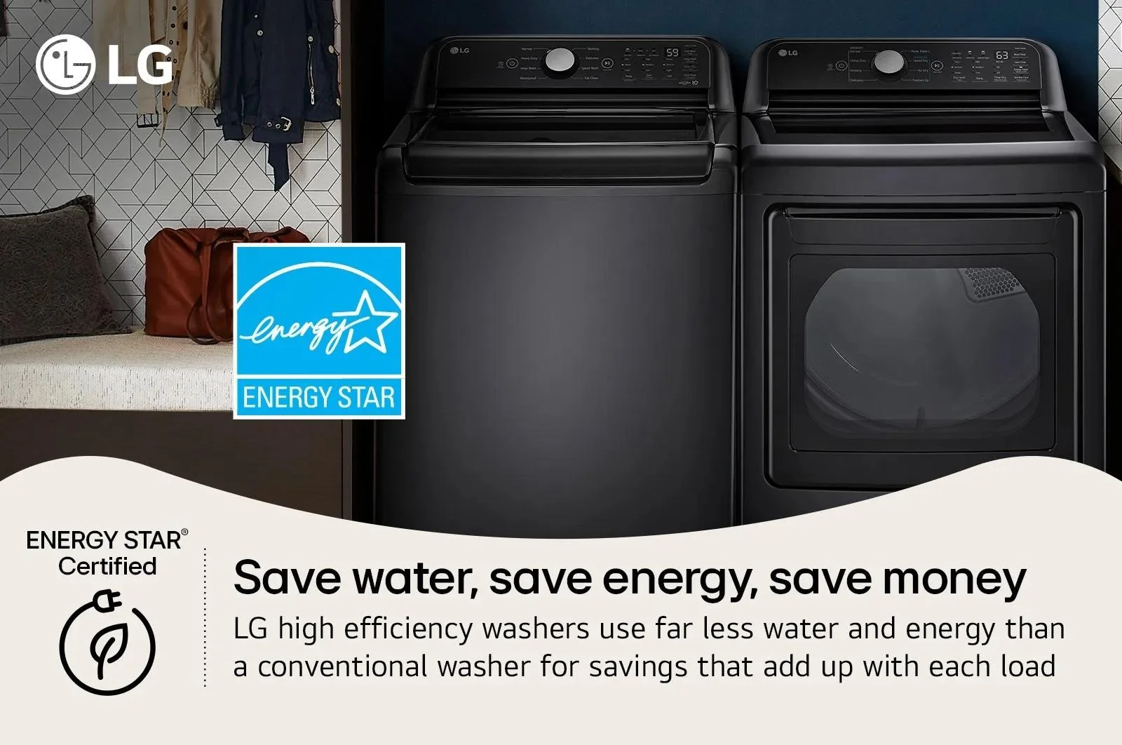 Lg WT7150CX 5.0 cu. ft. Mega Capacity Top Load Washer with TurboDrum™ Technology - Image 9