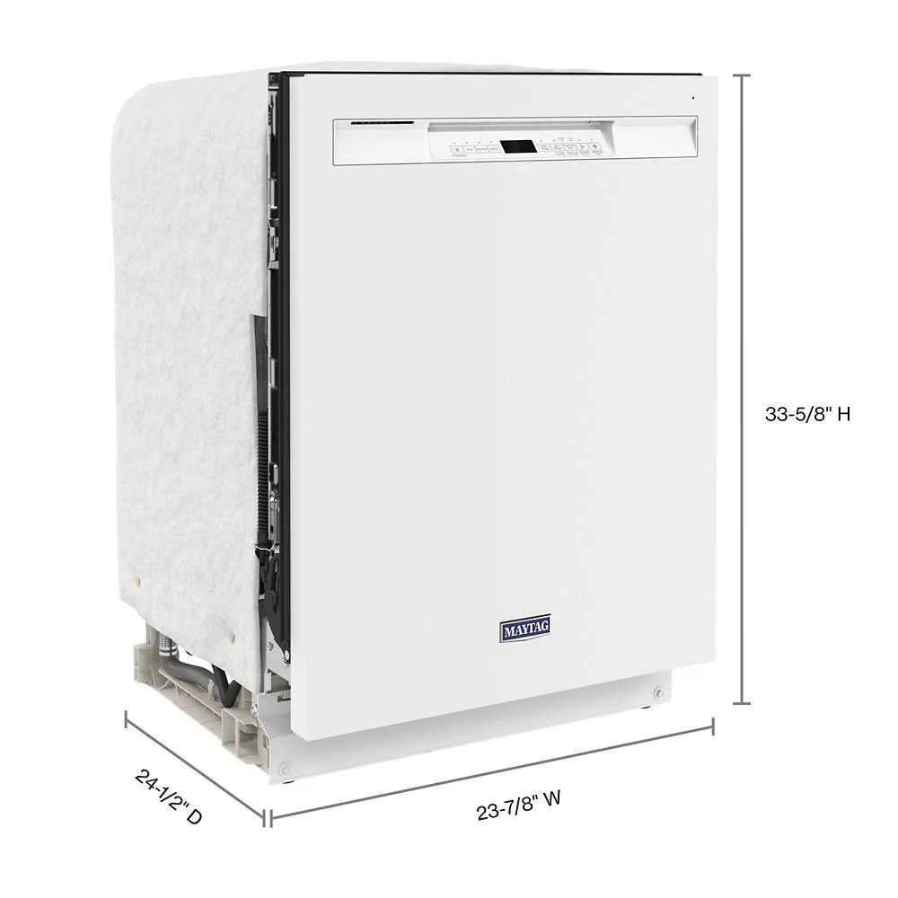 Maytag MDB4949SKW 24 Front Control Dishwasher with Dual Power Filtration and PowerBlast® Cycle - 50 dBA - Image 11