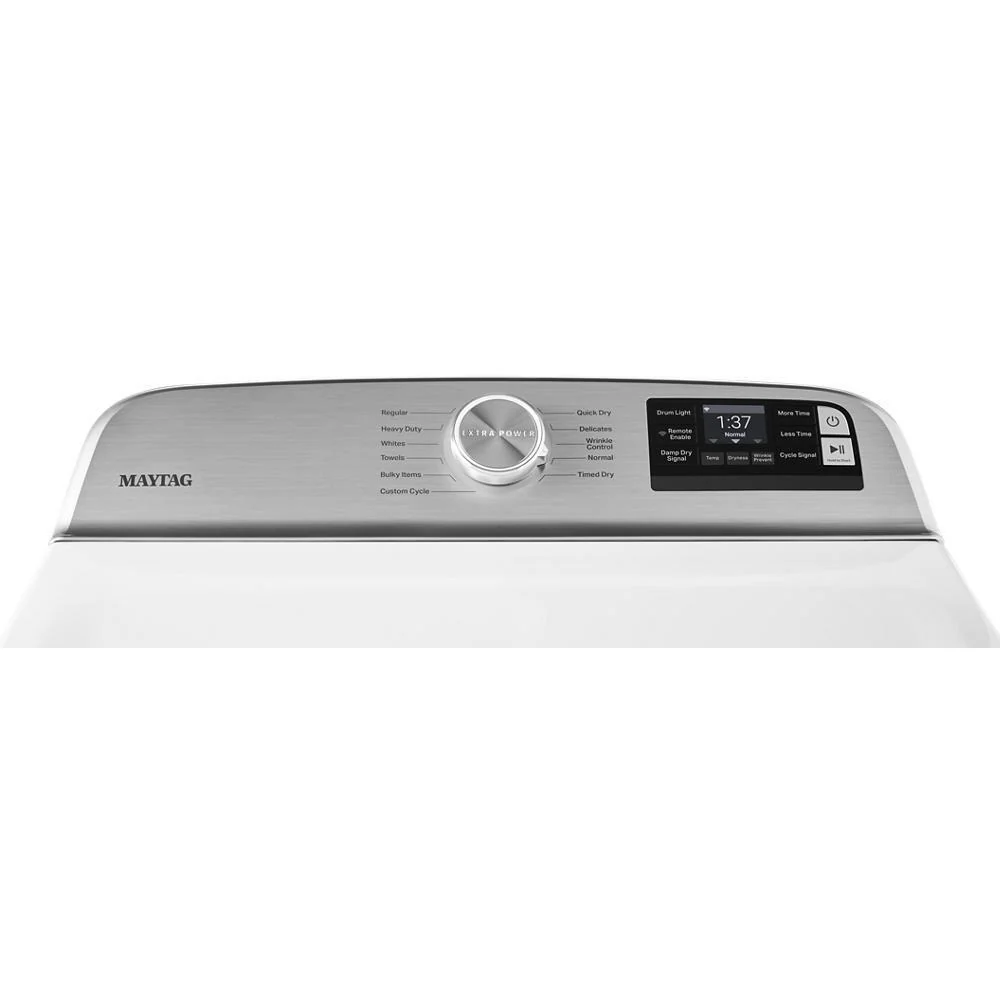 Maytag MED6230HW Smart Top Load Electric Dryer with Extra Power - 7.4 cu. ft. - Image 12