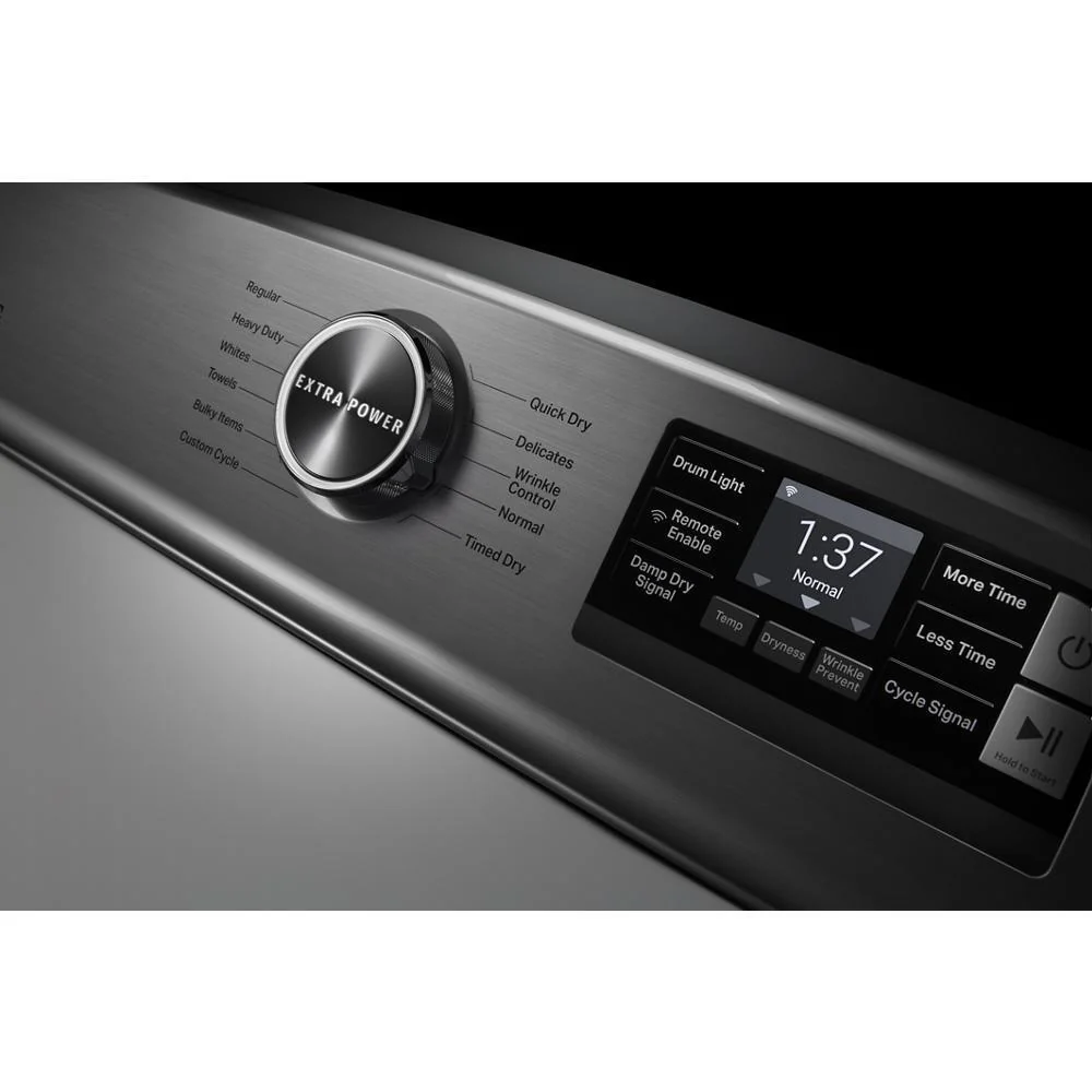 Maytag MED6230RHW Smart Top Load Electric Dryer with Extra Power Button - 7.4 cu. ft. - Image 11