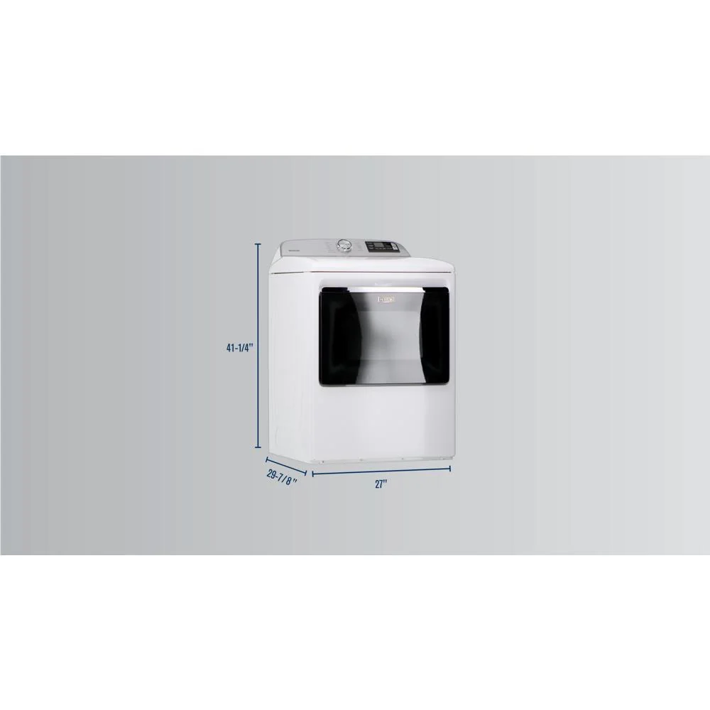 Maytag MED6230RHW Smart Top Load Electric Dryer with Extra Power Button - 7.4 cu. ft. - Image 15