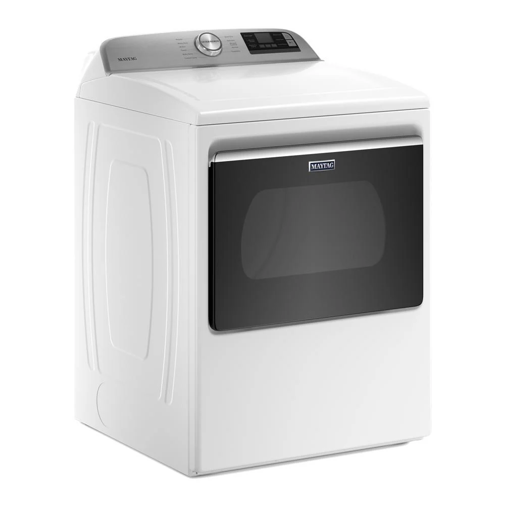 Maytag MED6230RHW Smart Top Load Electric Dryer with Extra Power Button - 7.4 cu. ft. - Image 2