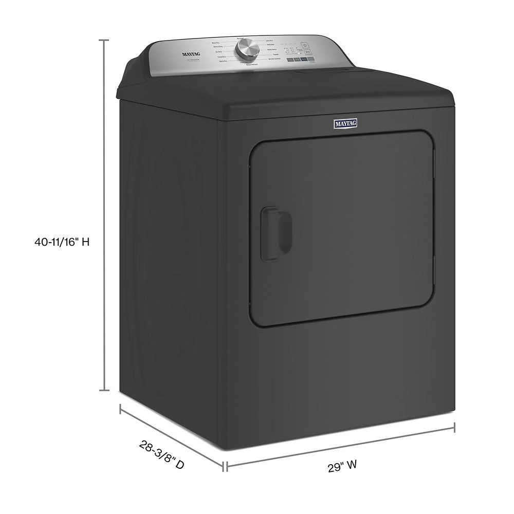 Maytag MED6500MBK Pet Pro Top Load Electric Dryer - 7.0 cu. ft. - Image 13