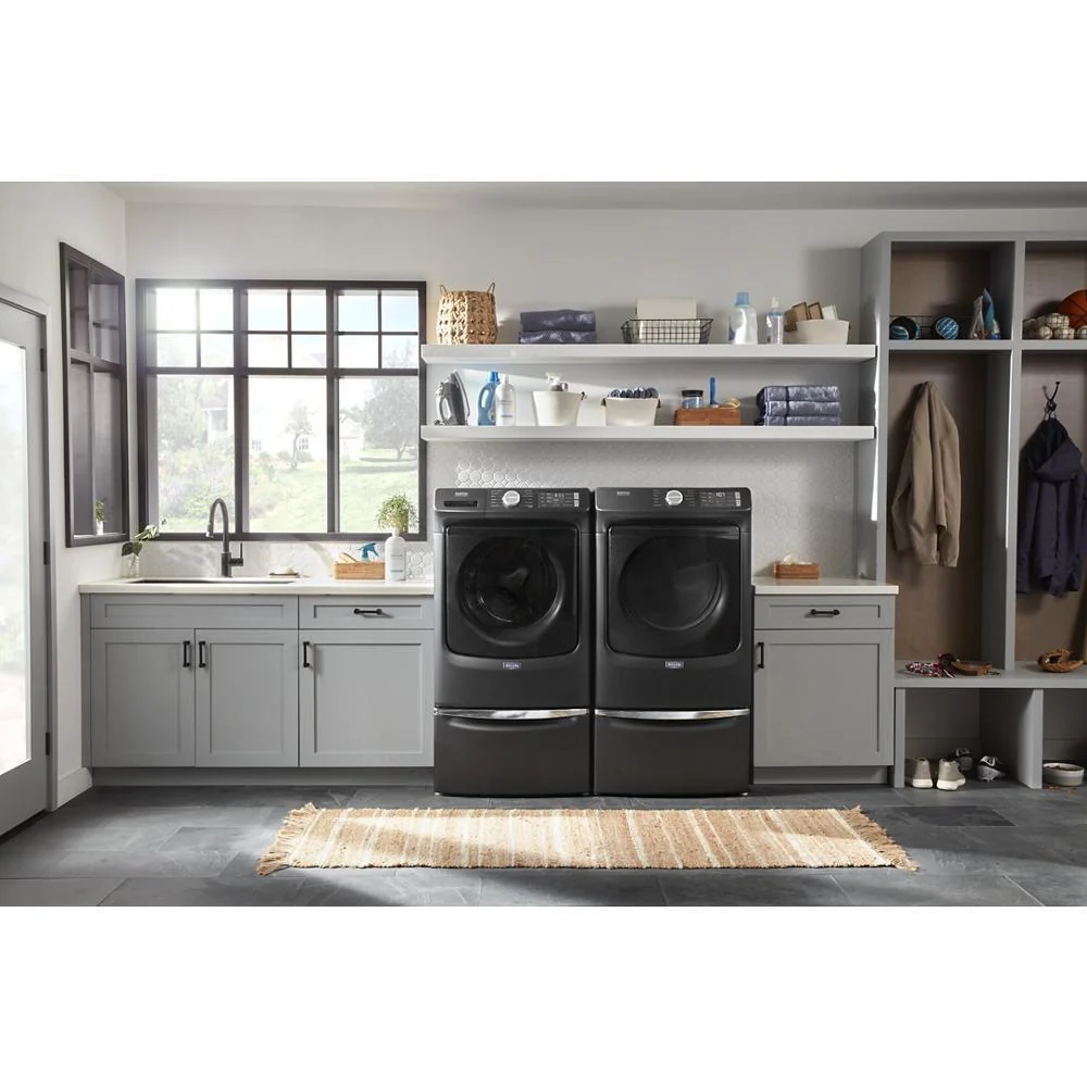 Maytag MED6630MBK Front Load Electric Dryer with Extra Power and Quick Dry Cycle - 7.3 cu. ft. - Image 26