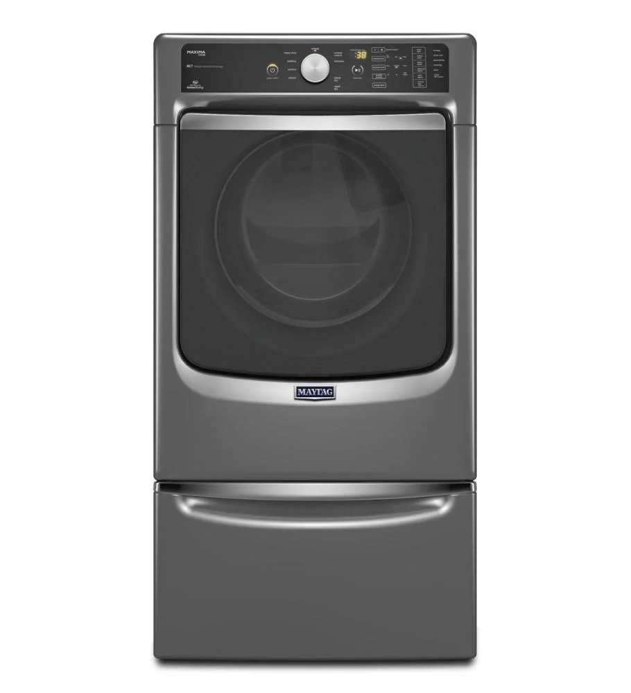 Maytag MED7100DW Maxima® Steam Electric Dryer with Large Capacity and Stainless Steel Dryer Drum - 7.3 cu. ft. - Image 10