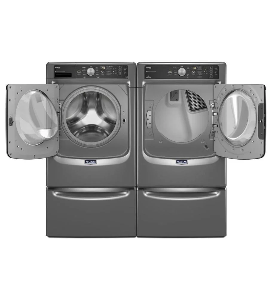 Maytag MED7100DW Maxima® Steam Electric Dryer with Large Capacity and Stainless Steel Dryer Drum - 7.3 cu. ft. - Image 11