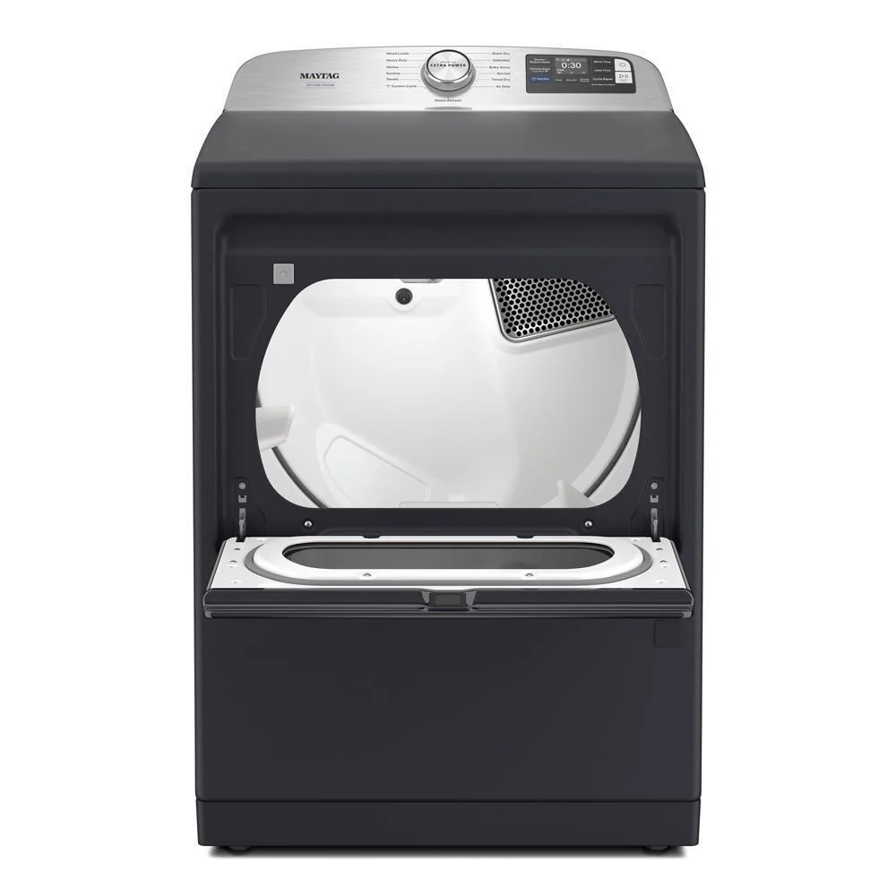 Maytag MED7205RF 7.4 Cu. Ft. Pet Pro Top Load Electric Dryer with Extra Power and Sanitize Cycle - Image 8