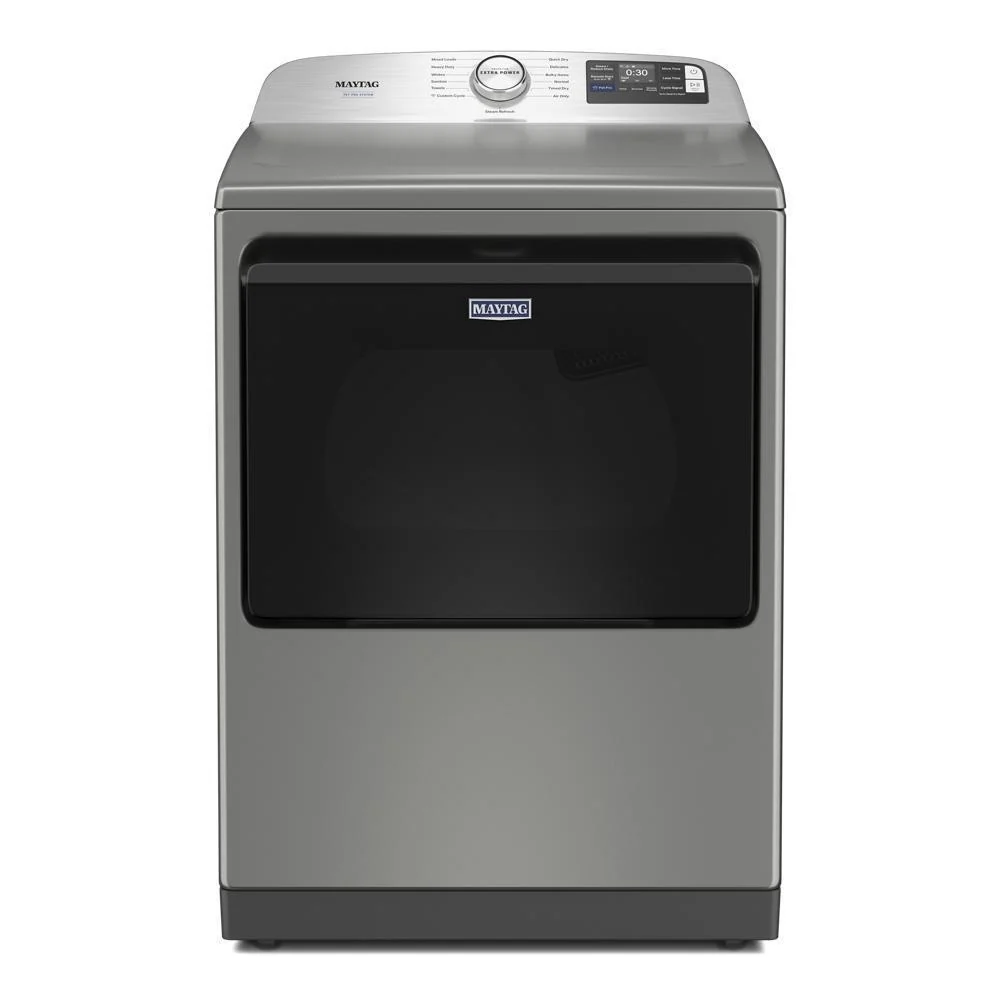 Maytag MED7205RR 7.4 Cu. Ft. Pet Pro Top Load Electric Dryer with Extra Power and Sanitize Cycle