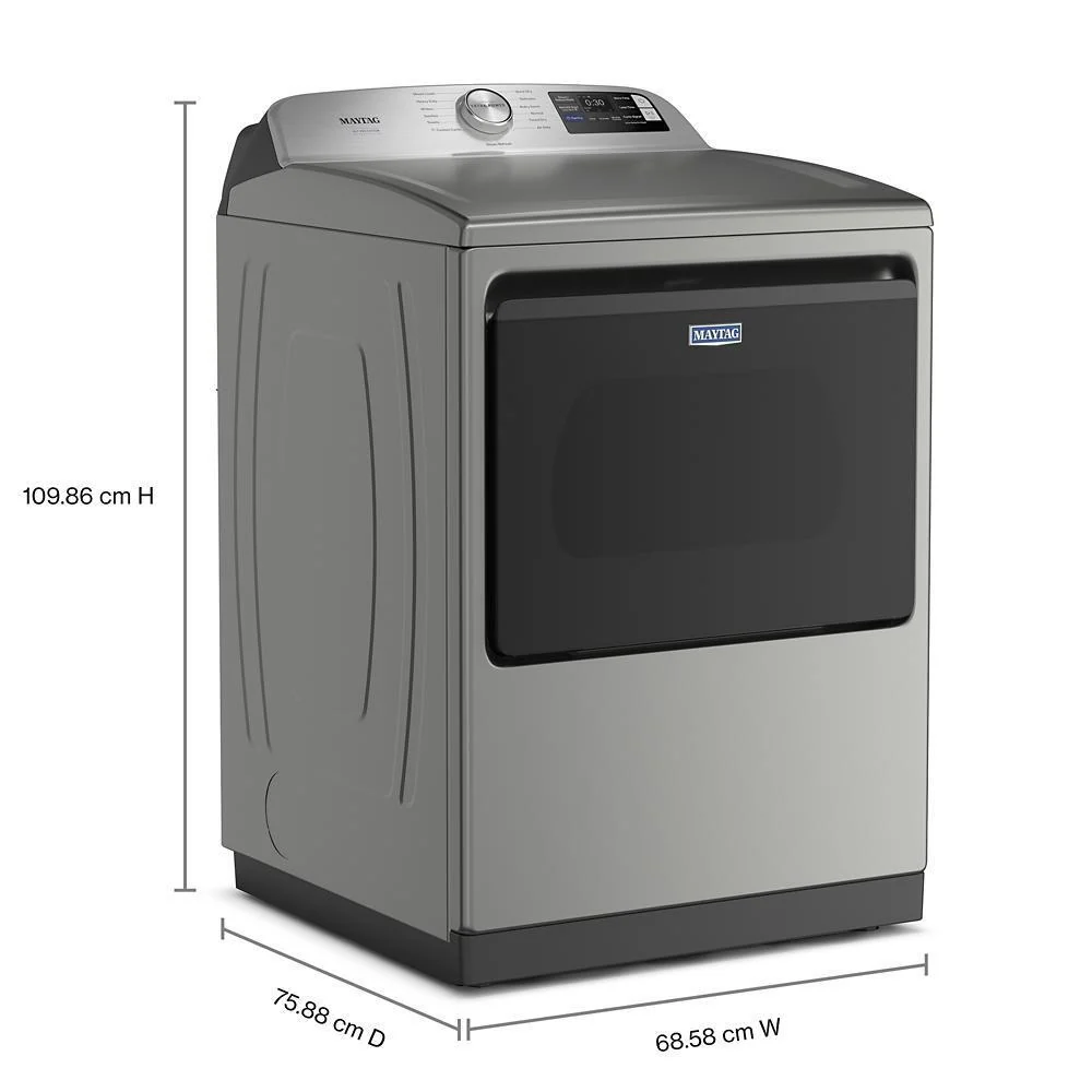 Maytag MED7205RR 7.4 Cu. Ft. Pet Pro Top Load Electric Dryer with Extra Power and Sanitize Cycle - Image 2