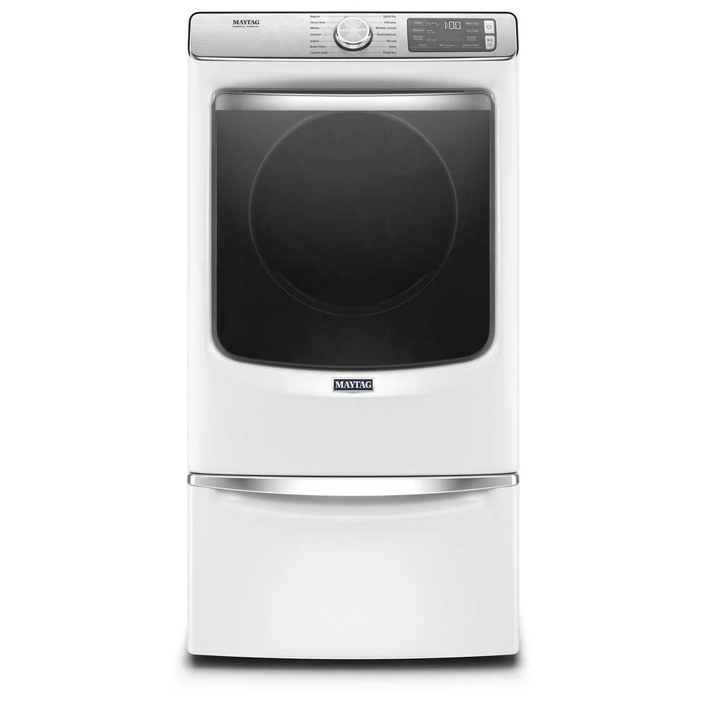 Maytag MED8630HW Smart Front Load Electric Dryer with Extra Power and Advanced Moisture Sensing Plus - 7.3 cu. ft. - Image 2