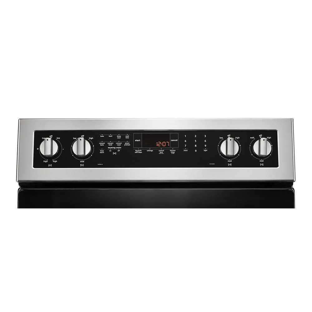 Maytag 30-Inch Wide Electric Range With True Convection And Power Preheat - 6.4 Cu. Ft. - Image 12