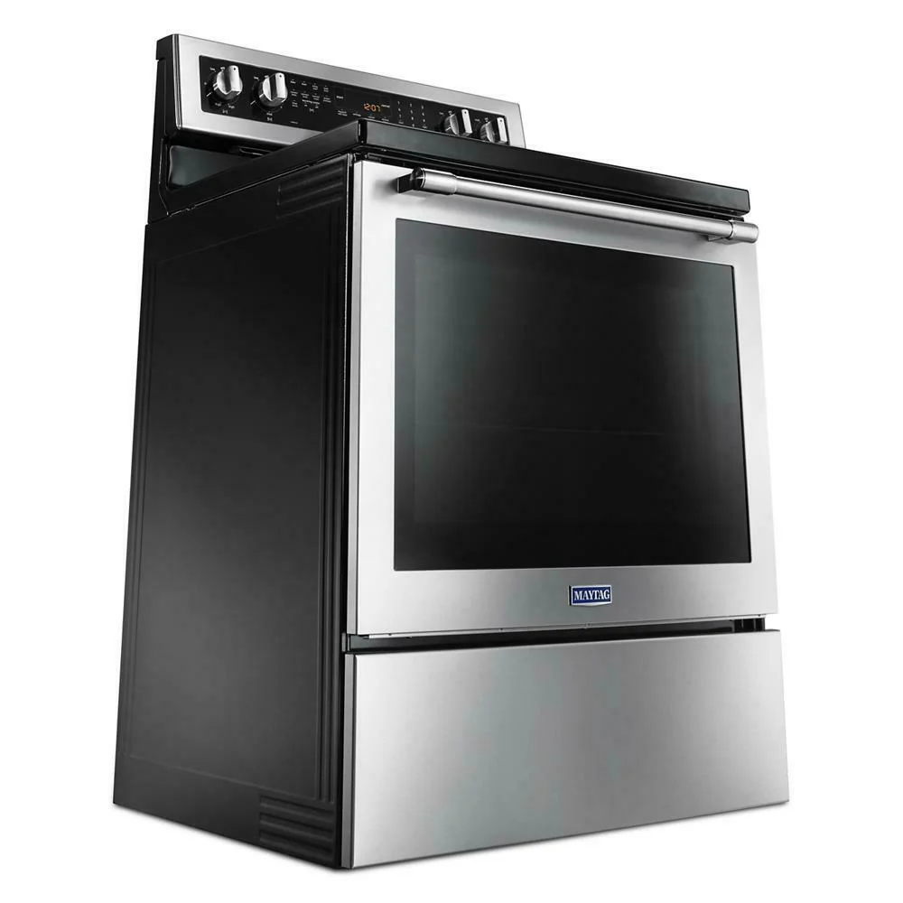 Maytag 30-Inch Wide Electric Range With True Convection And Power Preheat - 6.4 Cu. Ft. - Image 4