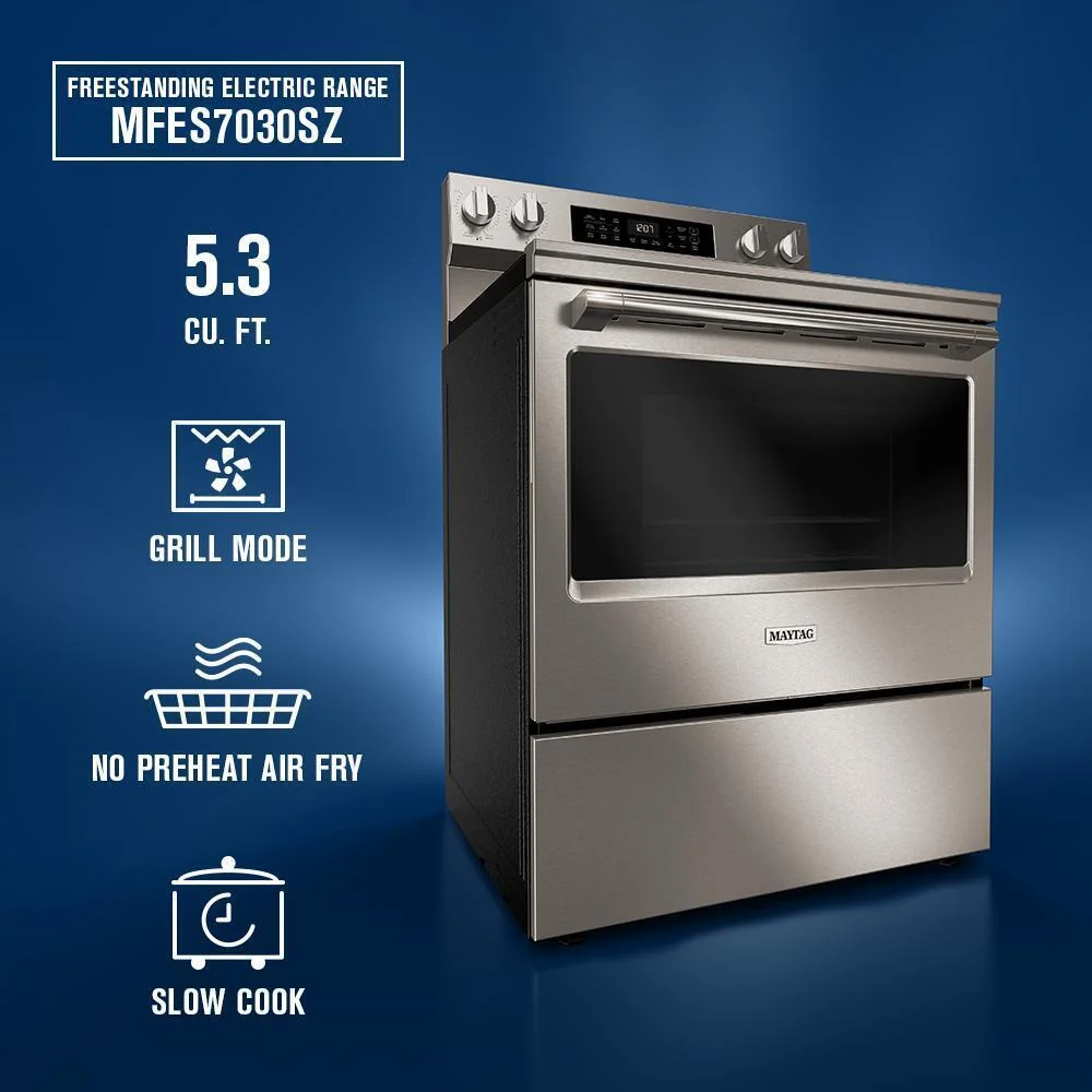 Maytag MFES7030SZ 30-Inch Wide Electric Range With Grill Mode and No Preheat Air Fry - 5.3 cu. ft. - Image 20
