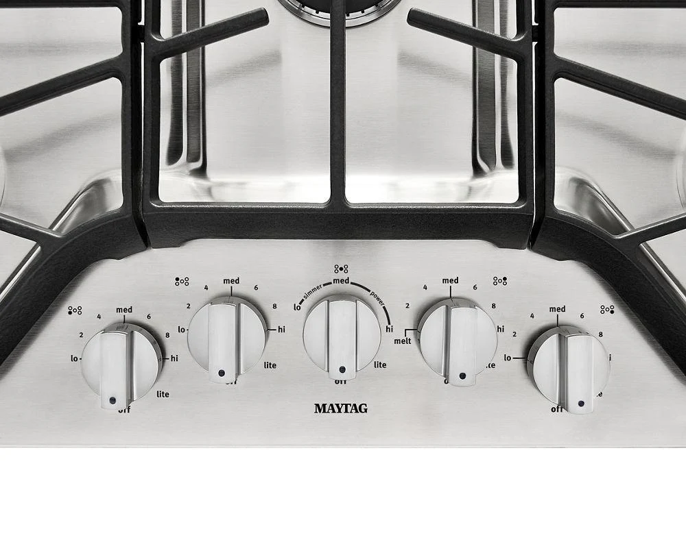 Maytag MGC9530DS 30-inch Wide Gas Cooktop with DuraGuard Protection Finish - Image 2