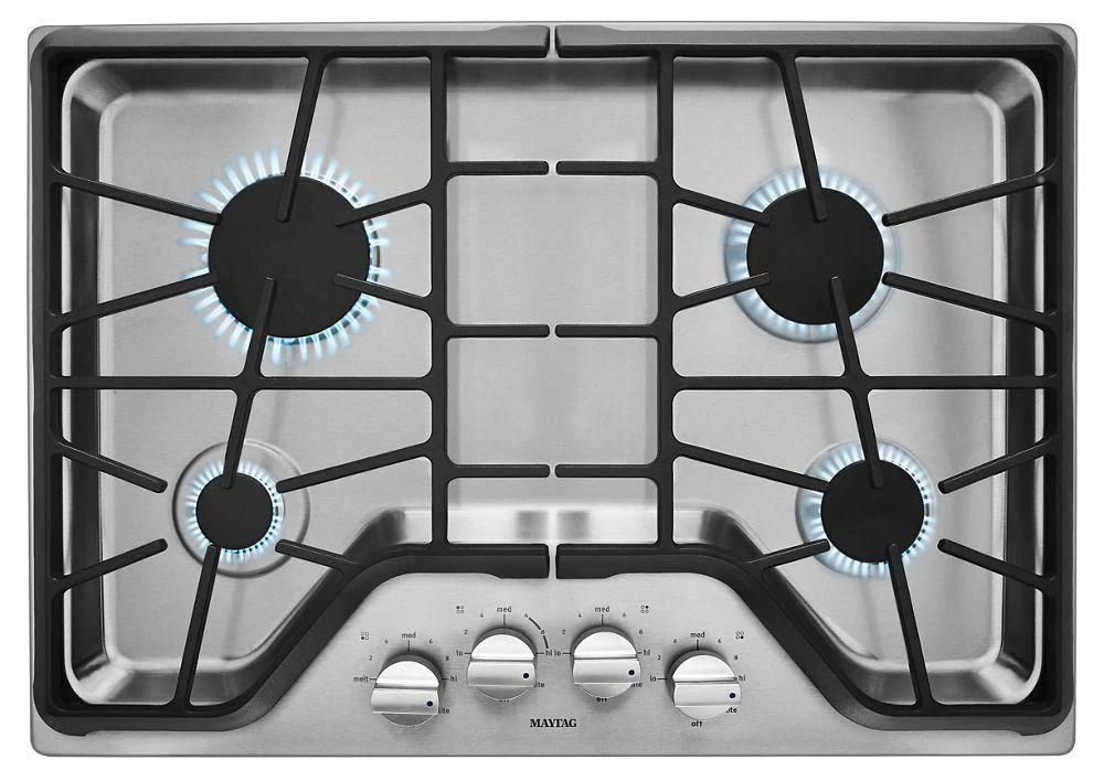 Maytag MGC9530DS 30-inch Wide Gas Cooktop with DuraGuard Protection Finish - Image 3