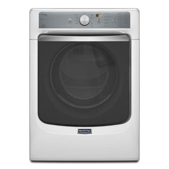 MGD7100DW Maytag® Maxima® Steam Gas Dryer with Large Capacity and Stainless Steel Dryer Drum - 7.3 cu. ft. - White